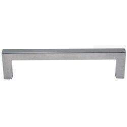 Contemporary Square Cabinet Pull, Zinc Base Material