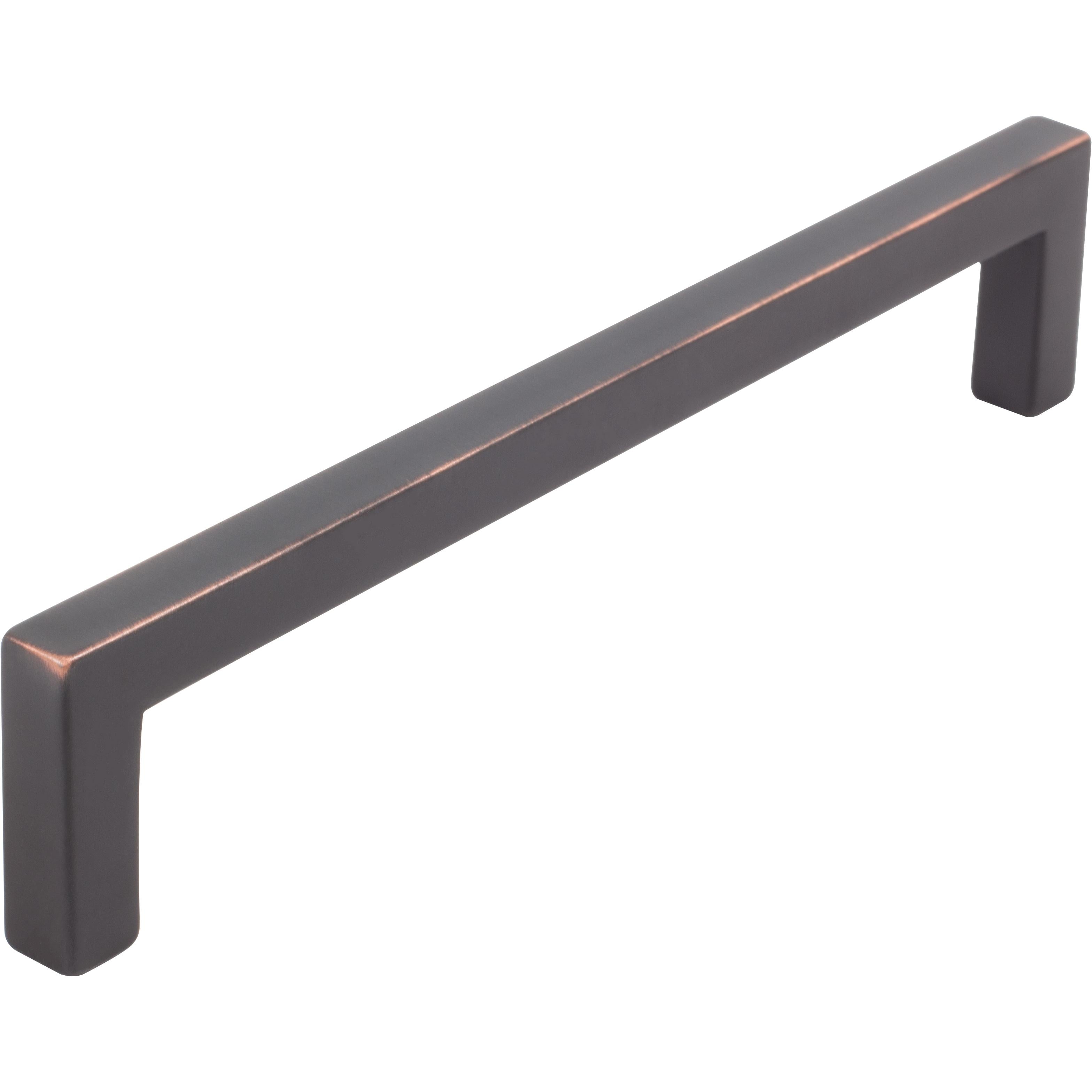 Contemporary Square Cabinet Pull, Zinc Base Material