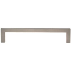 Contemporary Square Cabinet Pull, Zinc Base Material