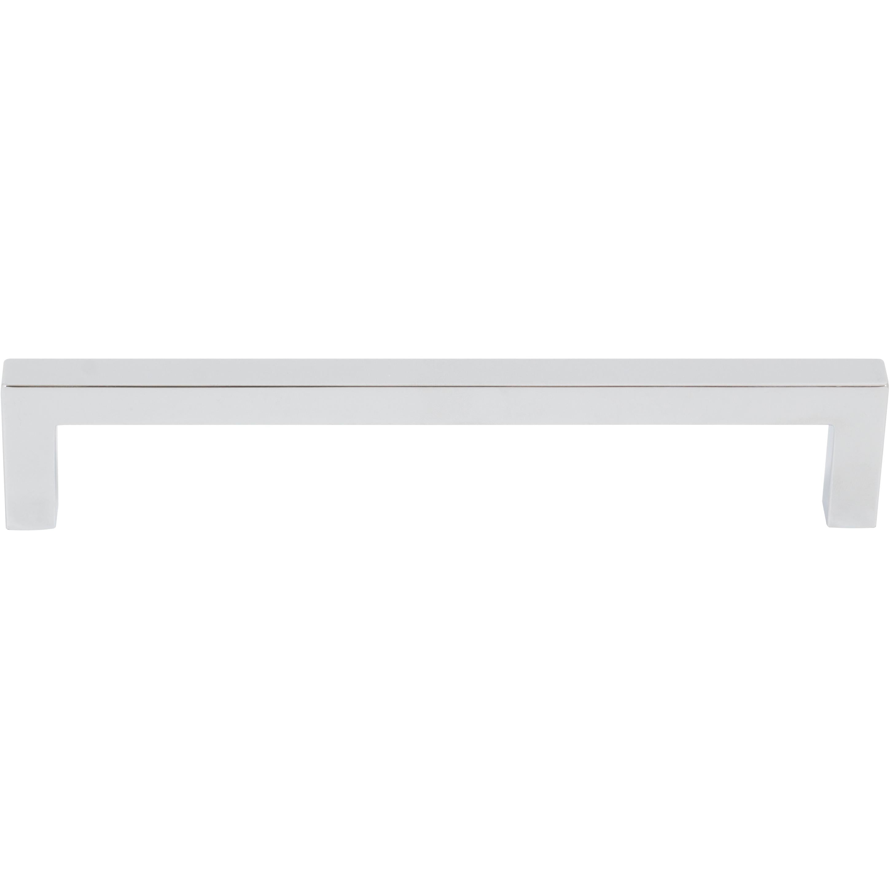 Contemporary Square Cabinet Pull, Zinc Base Material
