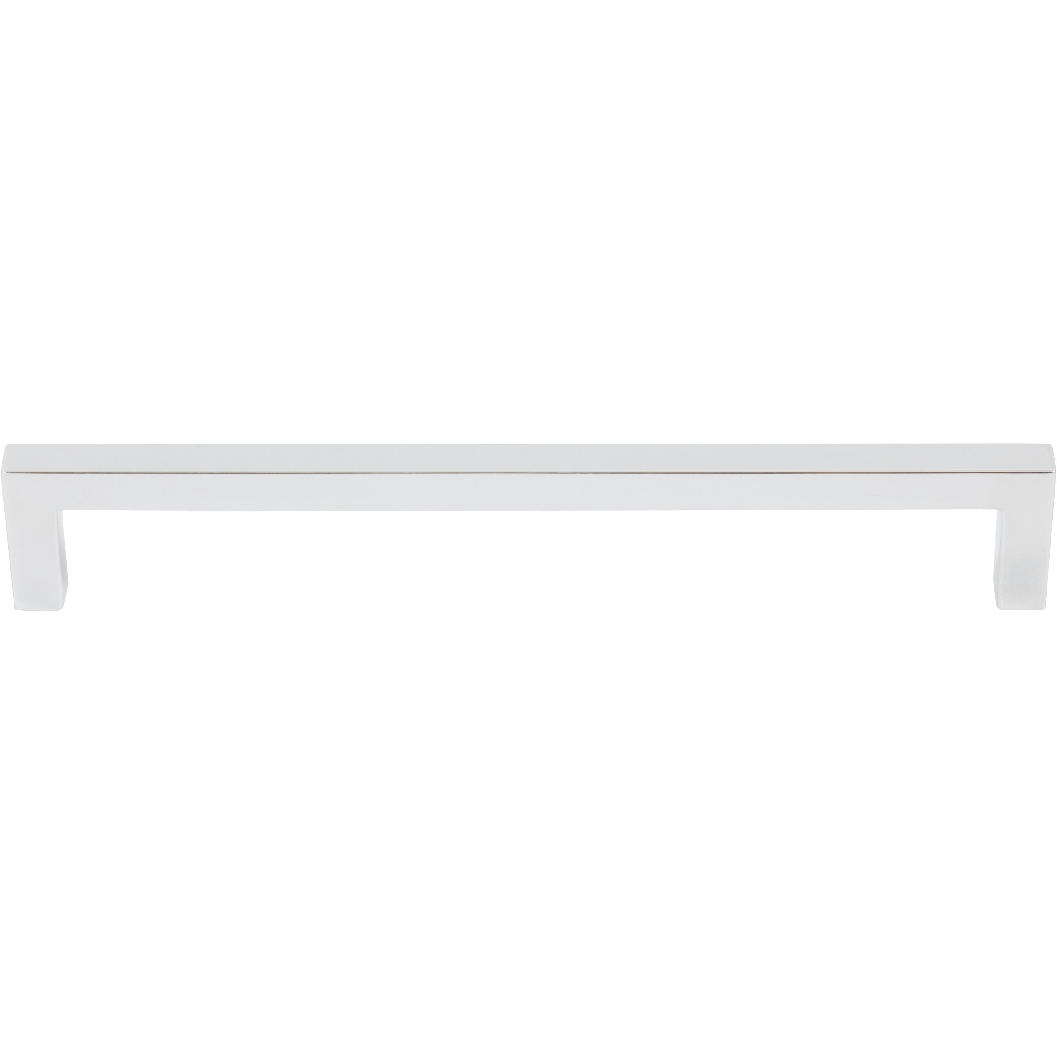 Contemporary Square Cabinet Pull, Zinc Base Material