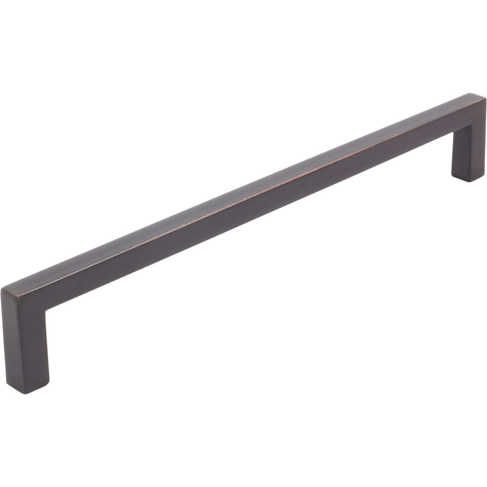 Contemporary Square Cabinet Pull, Zinc Base Material