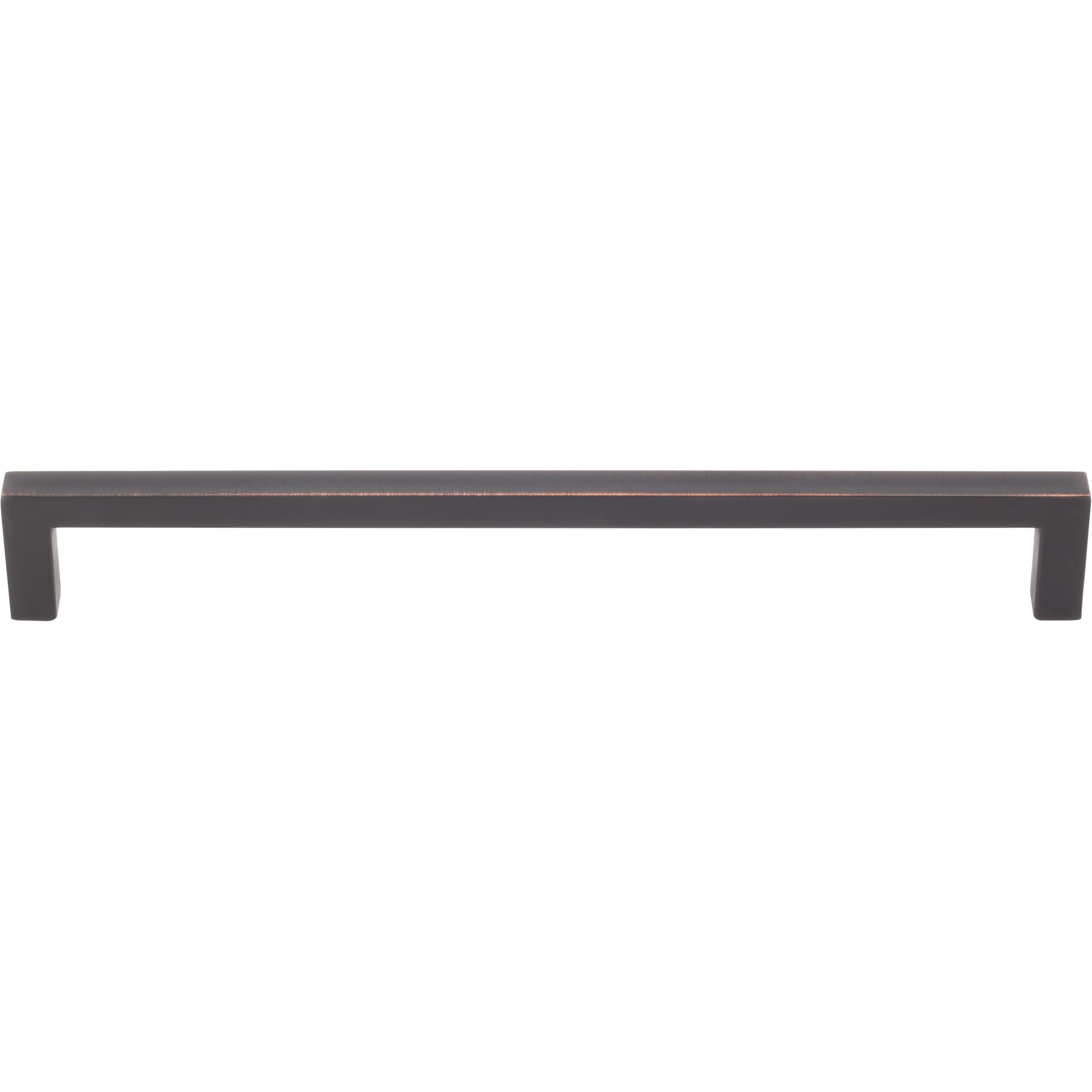 Contemporary Square Cabinet Pull, Zinc Base Material