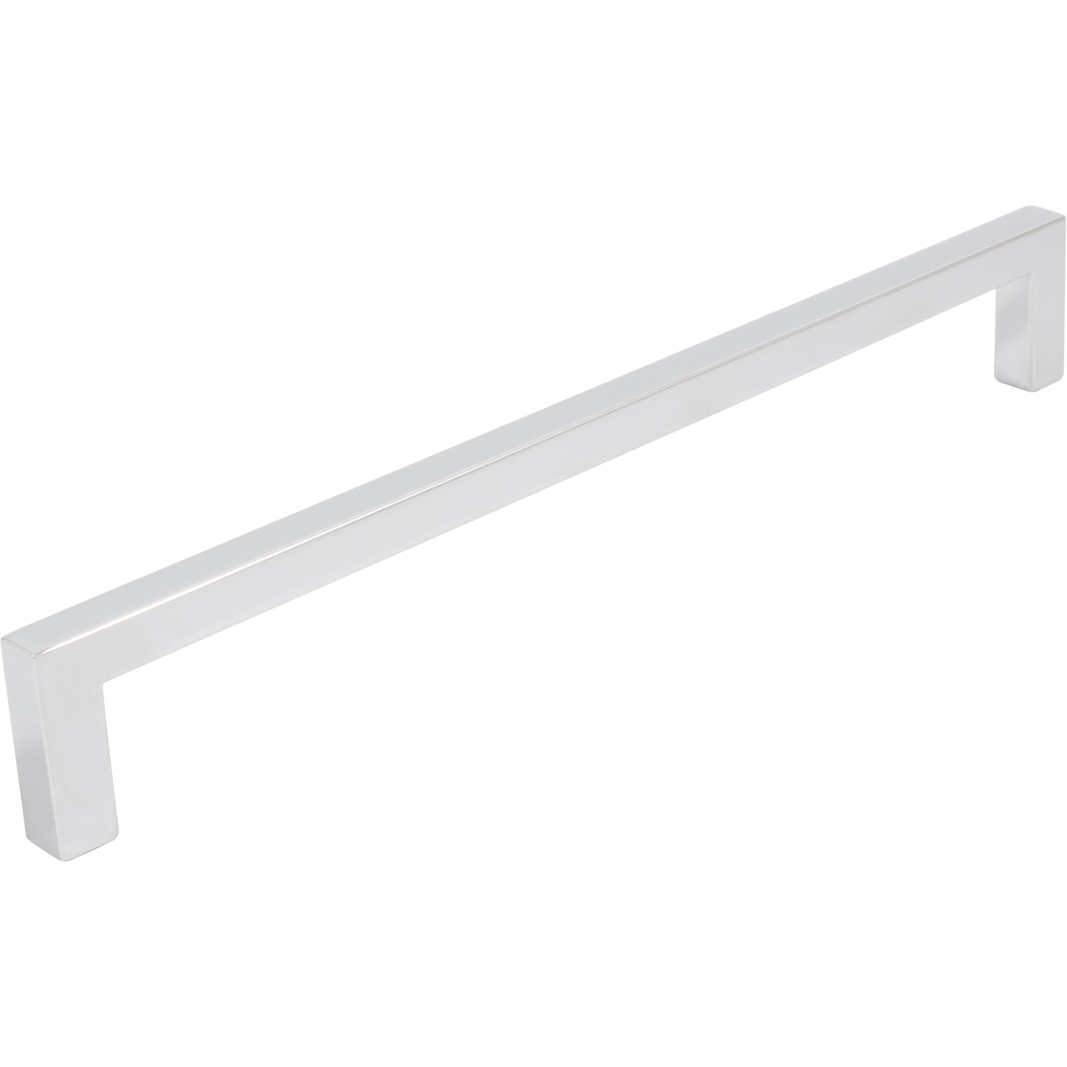 Contemporary Square Cabinet Pull, Zinc Base Material