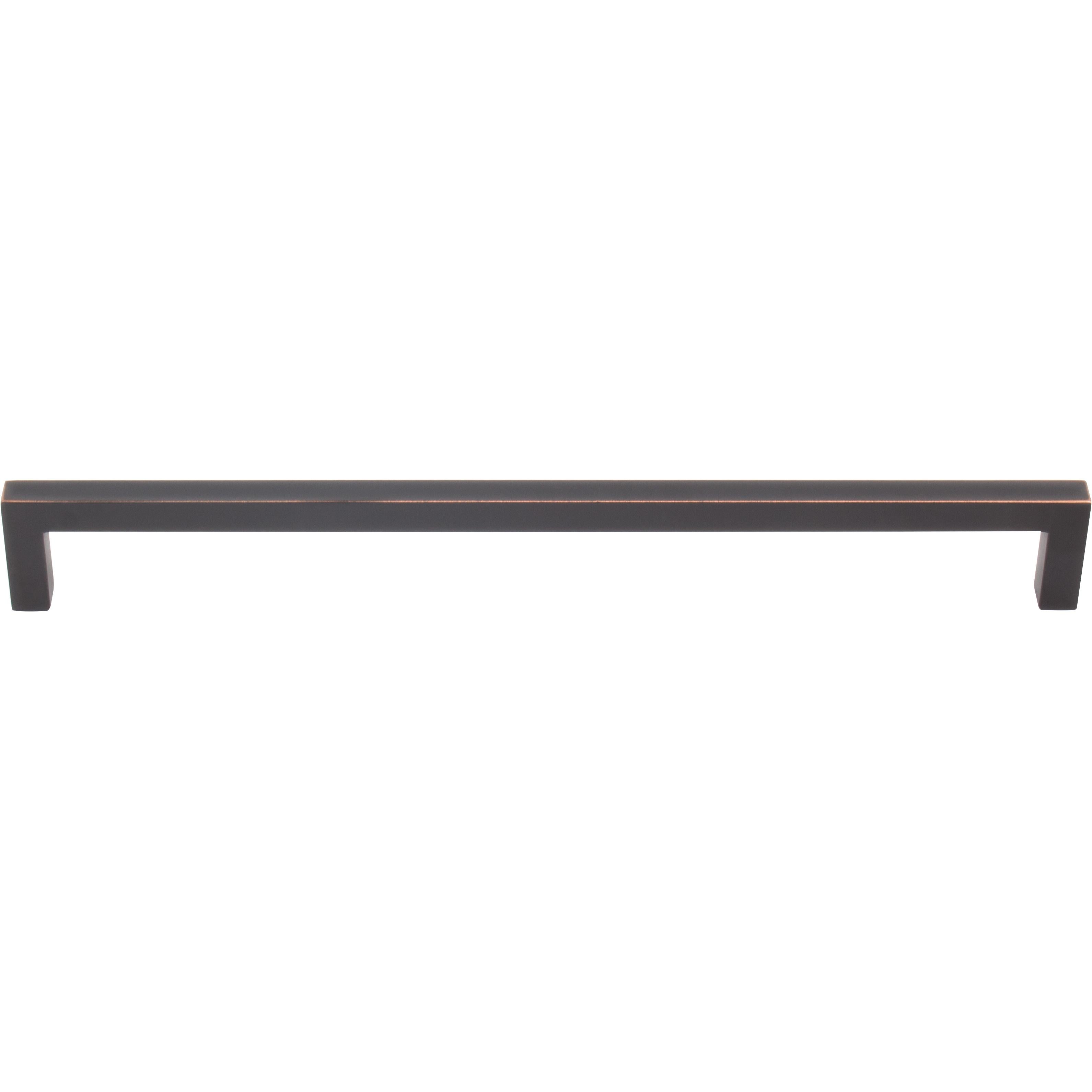 Contemporary Square Cabinet Pull, Zinc Base Material