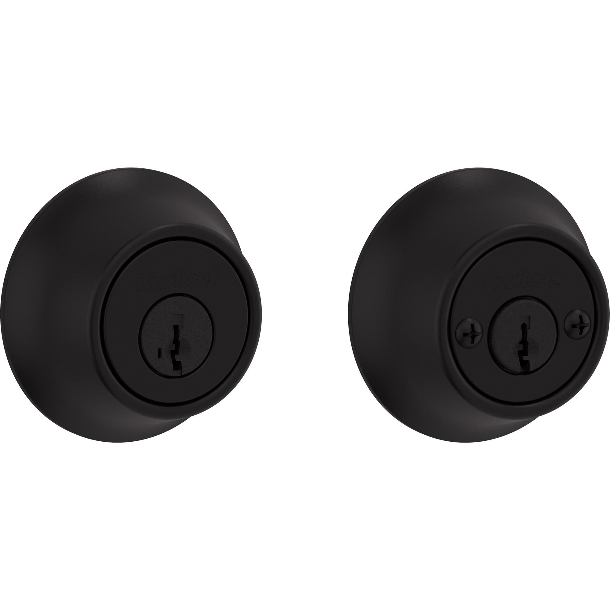 665 514 SMT 6AL STRKP K3 2-Cyl Deadbolt - Matte Black
