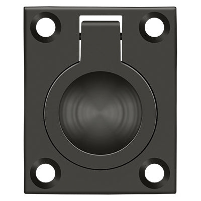 FRP175U10B 1-3/4" x 1-3/8" Flush Ring Pull - Oil-Rubbed Bronze