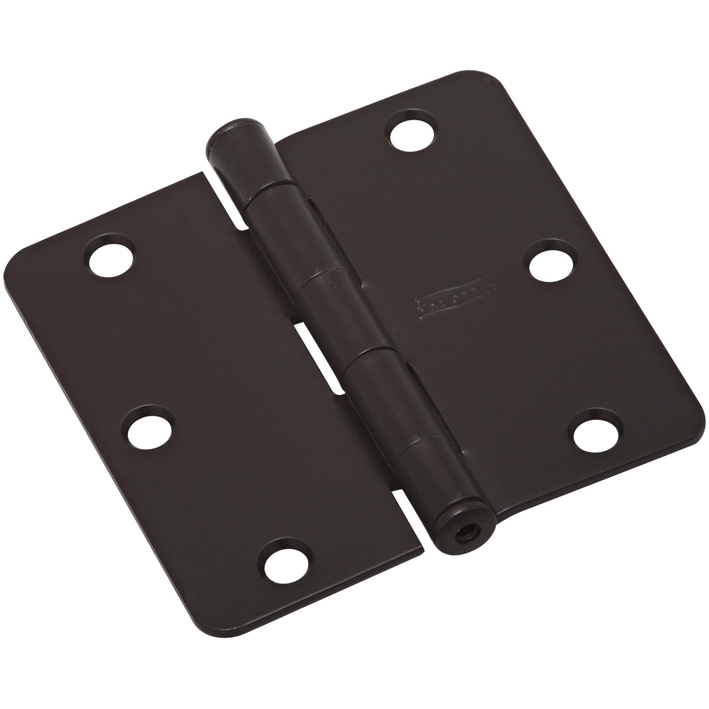 National Hardware - V512RC 3-1/2" 1/4R Hinge 3/pk - Oil-Rubbed Bronze