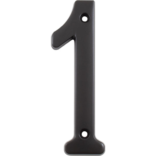 Stone Harbor Hardware Heavy-Duty House Numbers, #1, 4 Inches, Oil-Rubbed Bronze