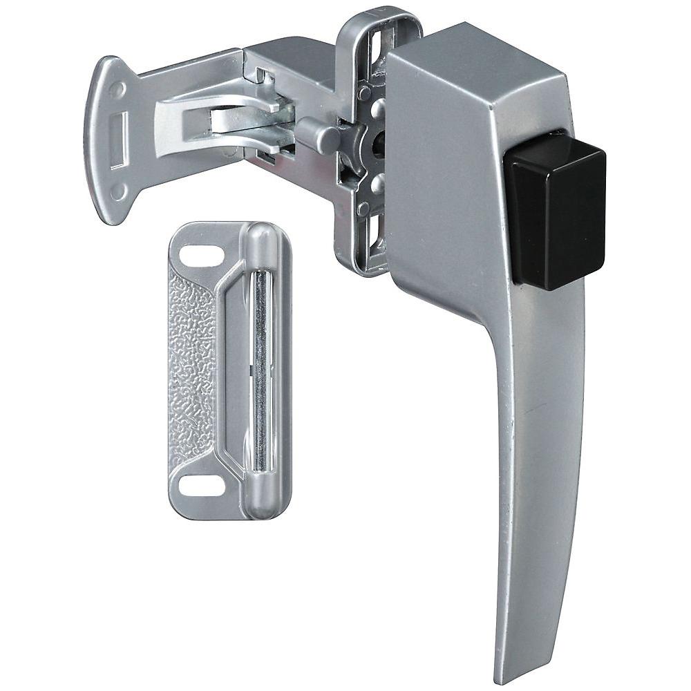 V1326 Pushbutton Latch without Key - Silver