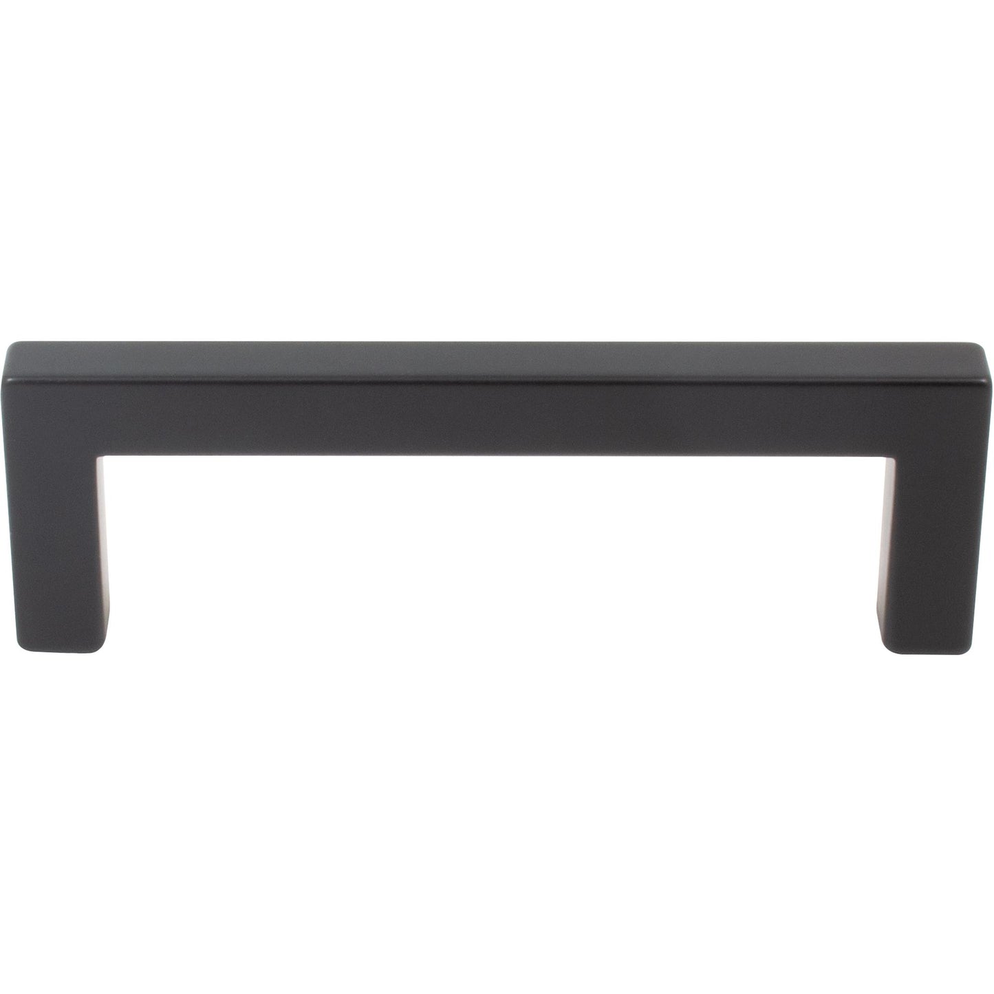 Stone Harbor Hardware Contemporary Square Cabinet Pull, 96 Millimeters, Zinc Base Material, Matte Black