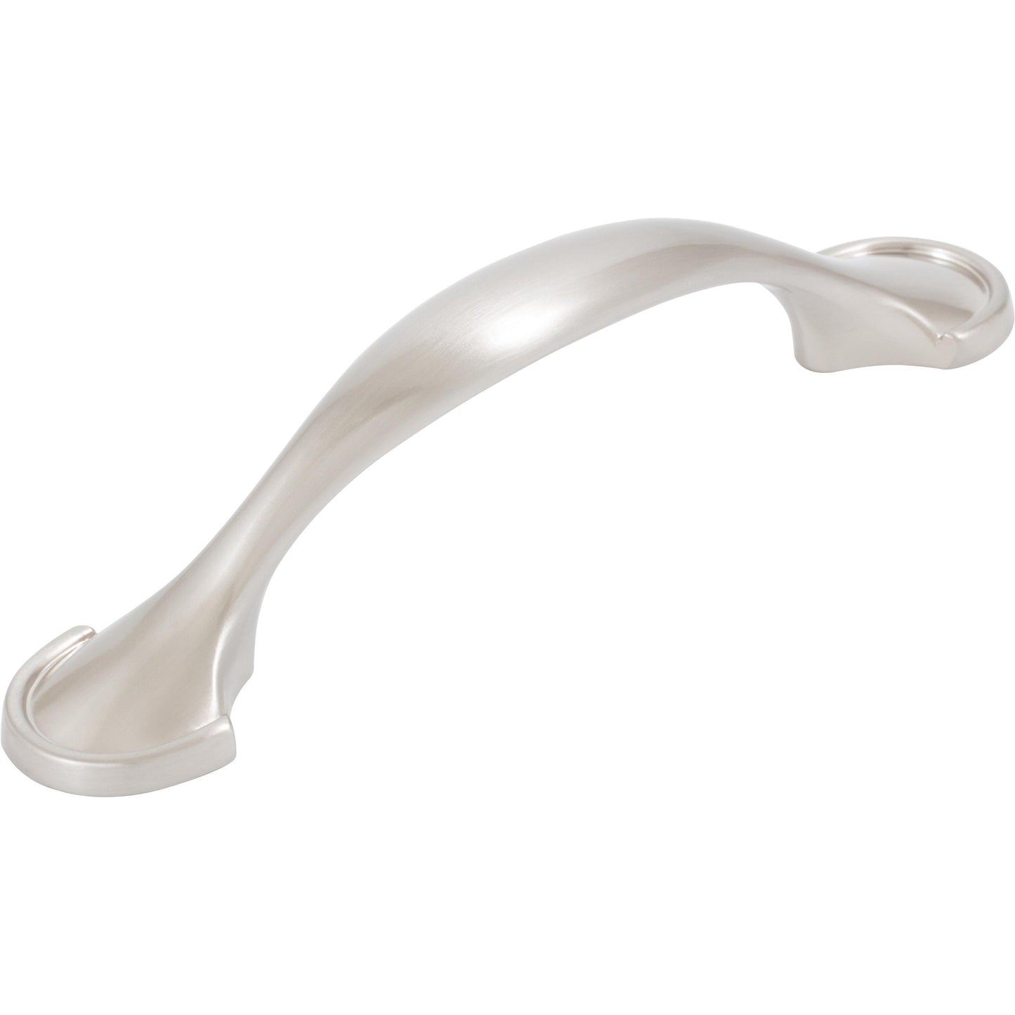 Stone Harbor Hardware Spon Cabinet Pull, 3 Inches, Satin Nickel