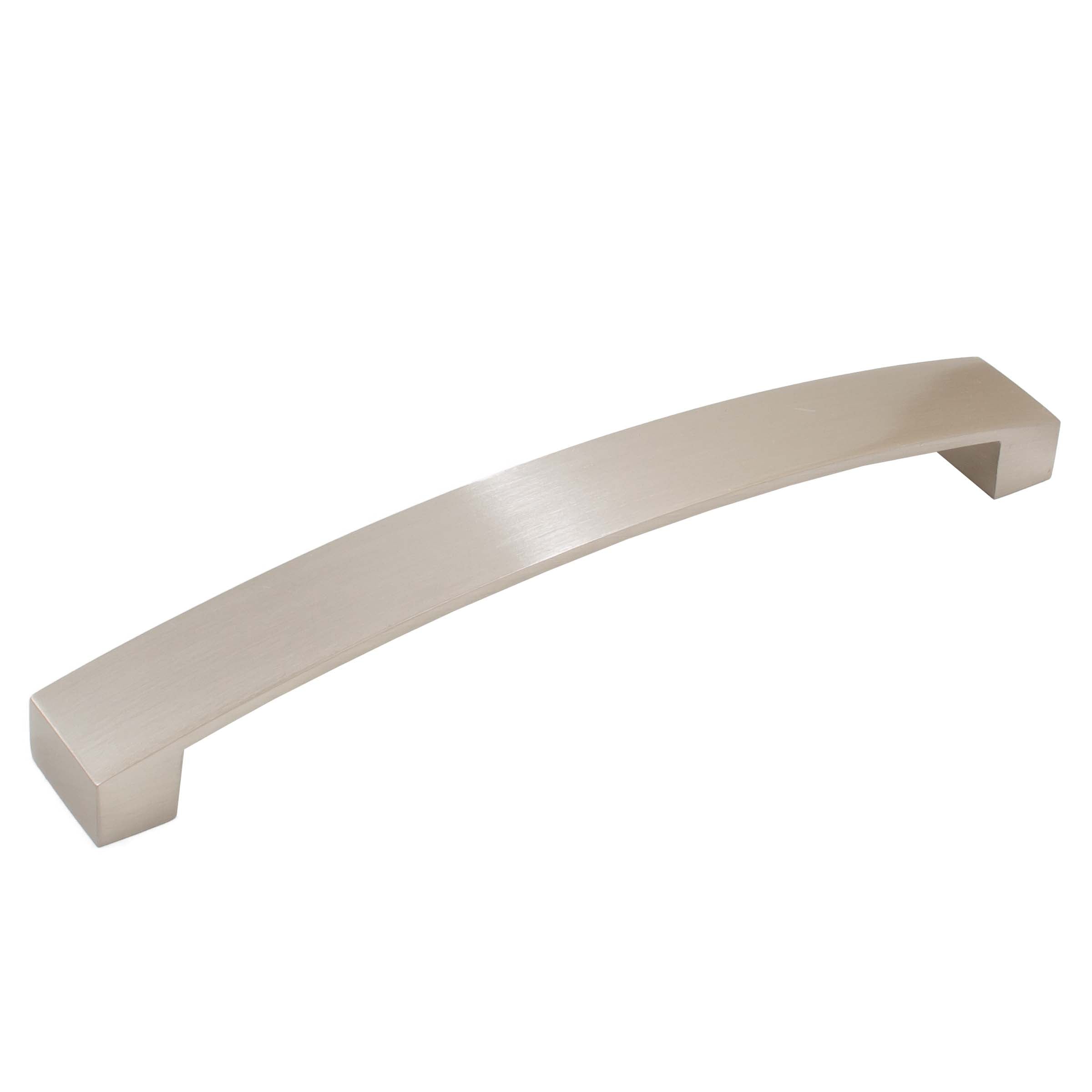 Stone Harbor Hardware Zephyr Cabinet Pull, 160 Millimeters, Satin Nickel