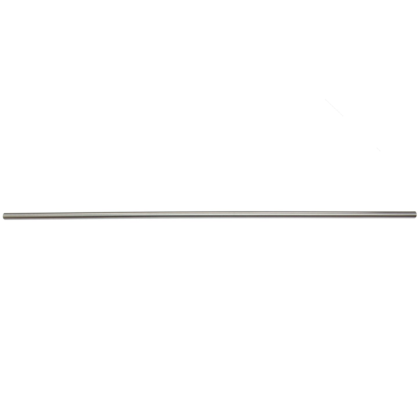 Stone Harbor Hardware Stainless Shower Rod, 5 Feet, No Flanges Included, Satin Stainless Steel