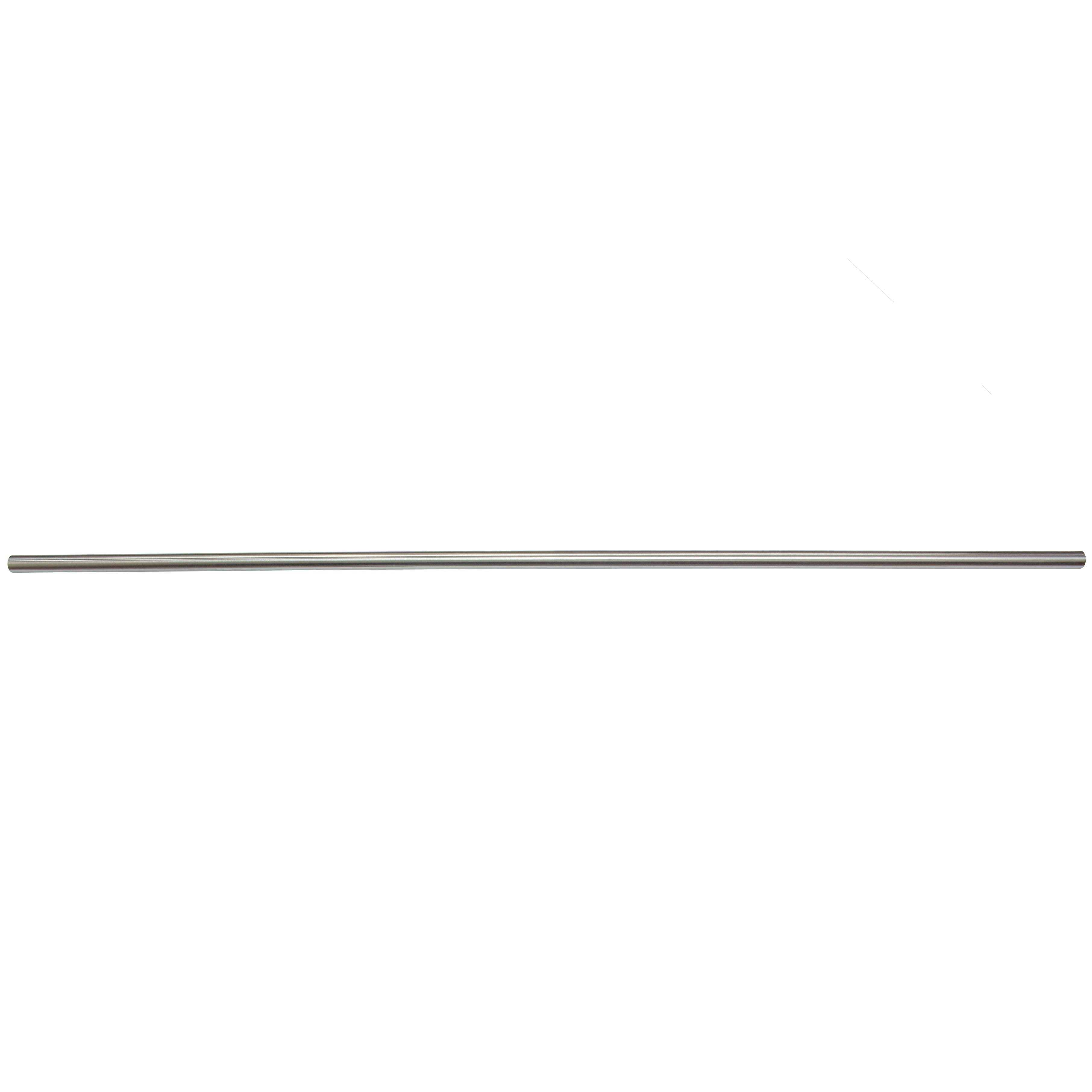 Stone Harbor Hardware Stainless Shower Rod, 5 Feet, No Flanges Included, Satin Stainless Steel