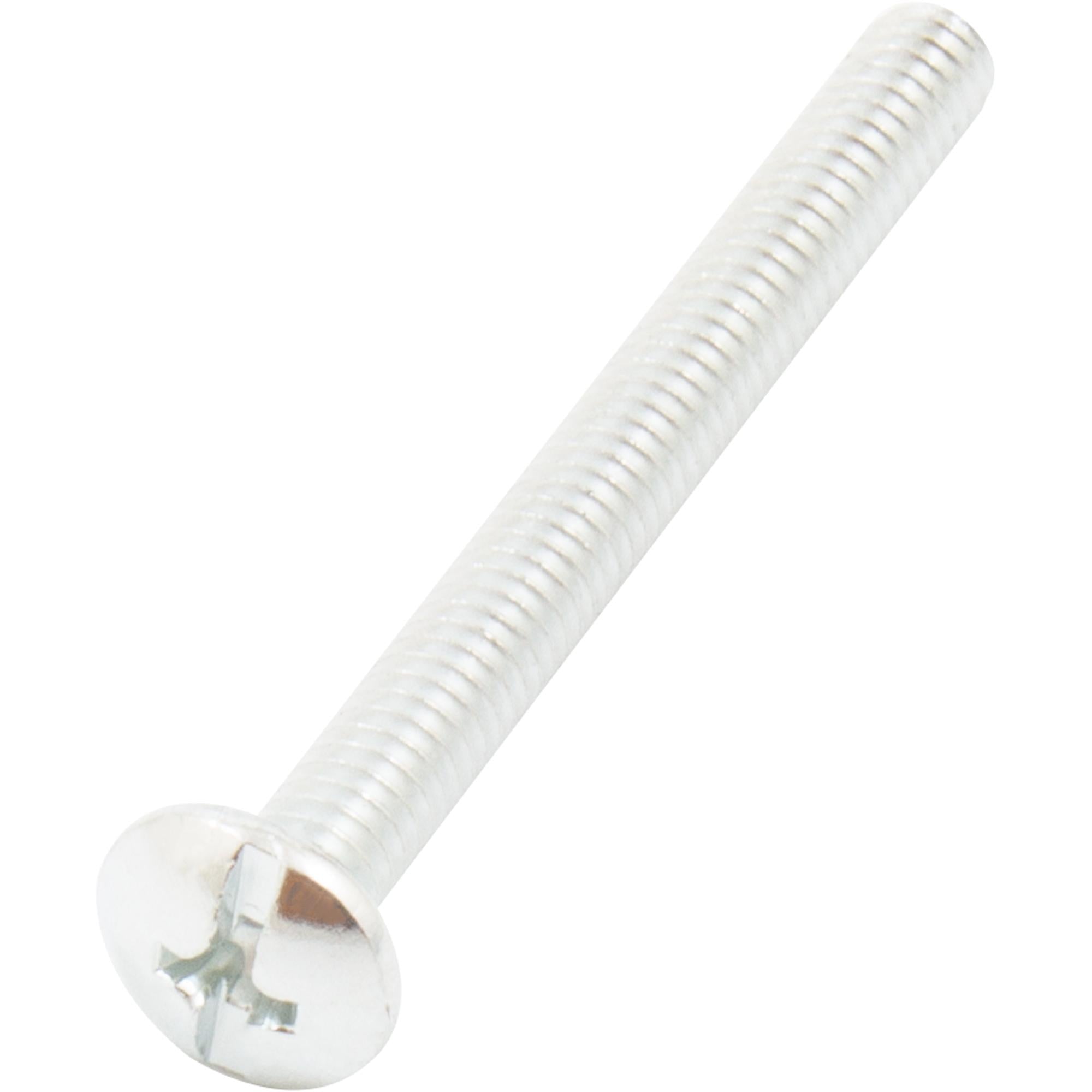 Truss Head Cabinet Knob Screws, 100-Pack, Zinc-Plated