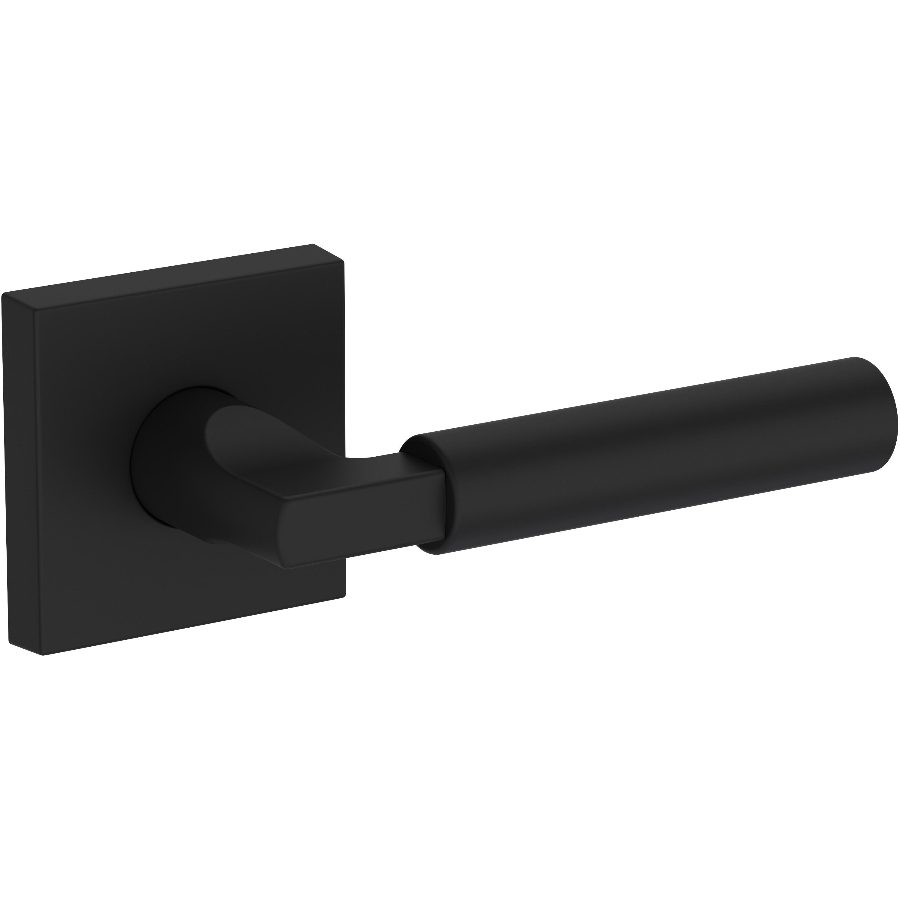 Lake Forest / Contemporary Square Rose - Satin Black