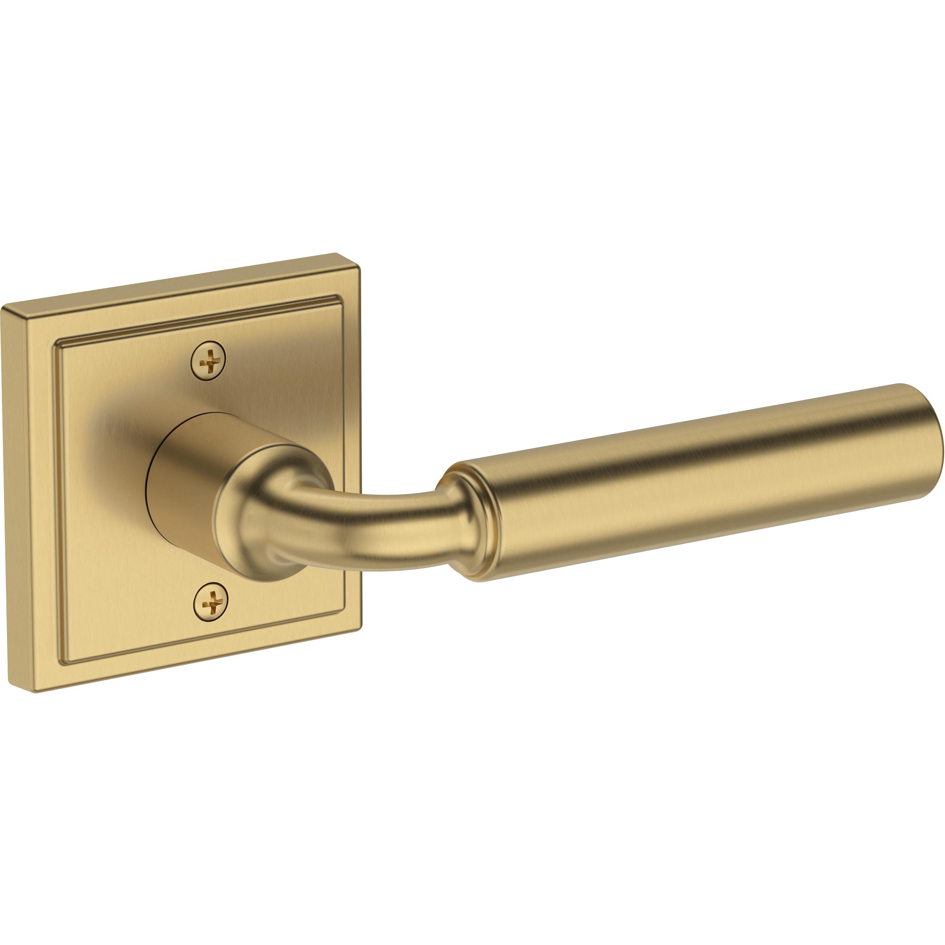 La Conner / Stepped Square - Satin Brass