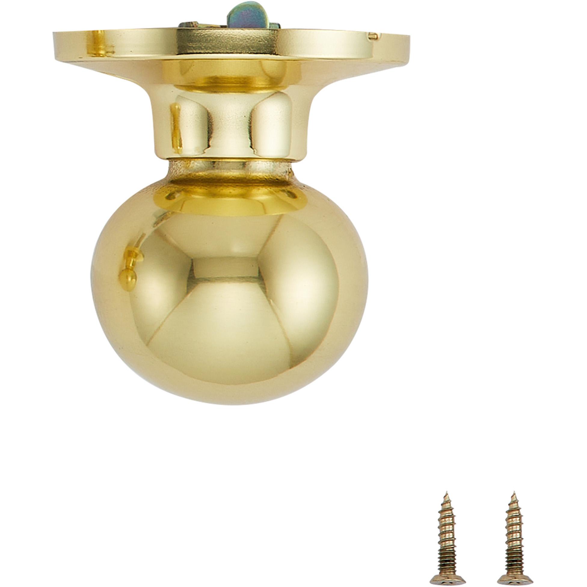 Safe Lock - Regina Knob - Polished Brass
