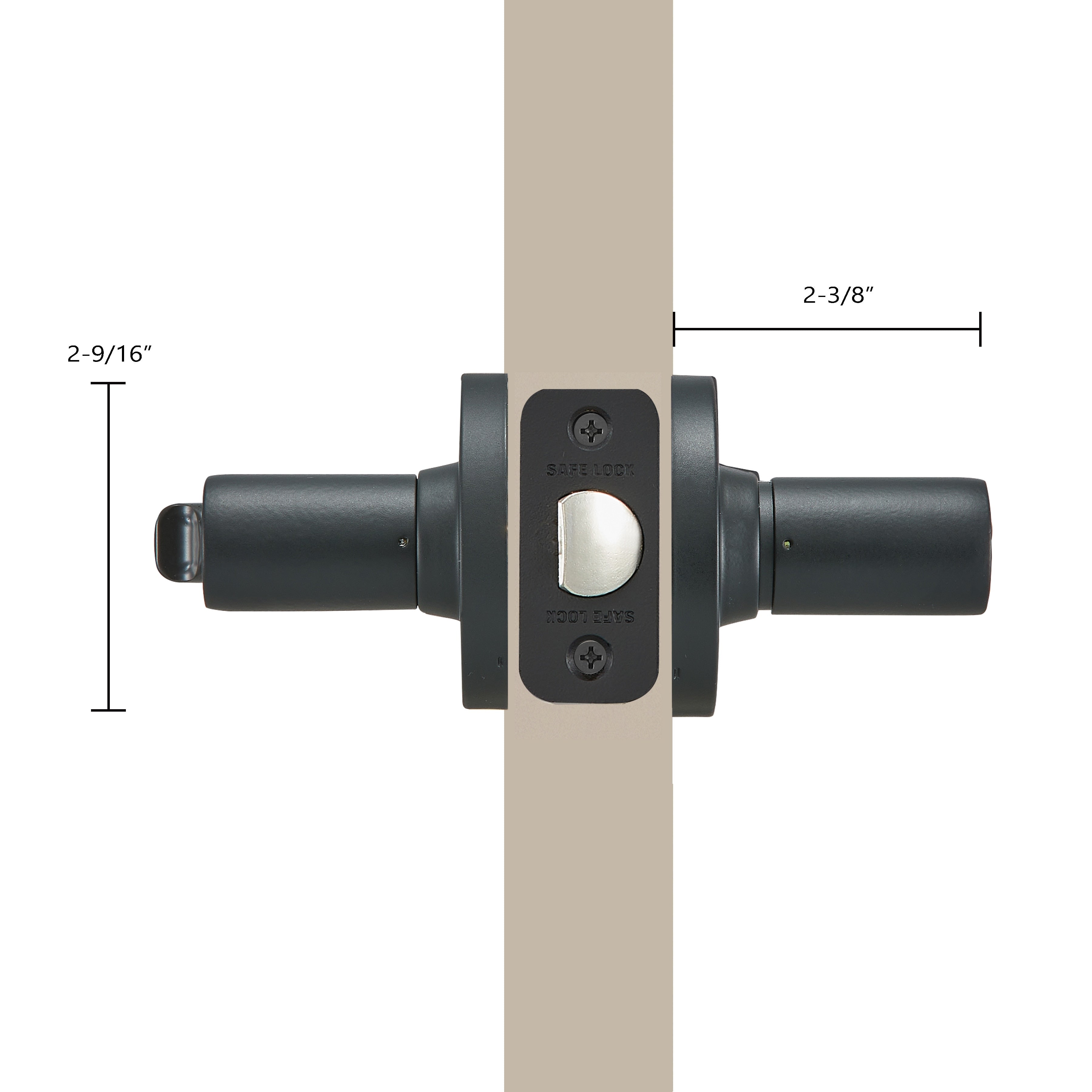Safe Lock - Westley Lever - Matte Black