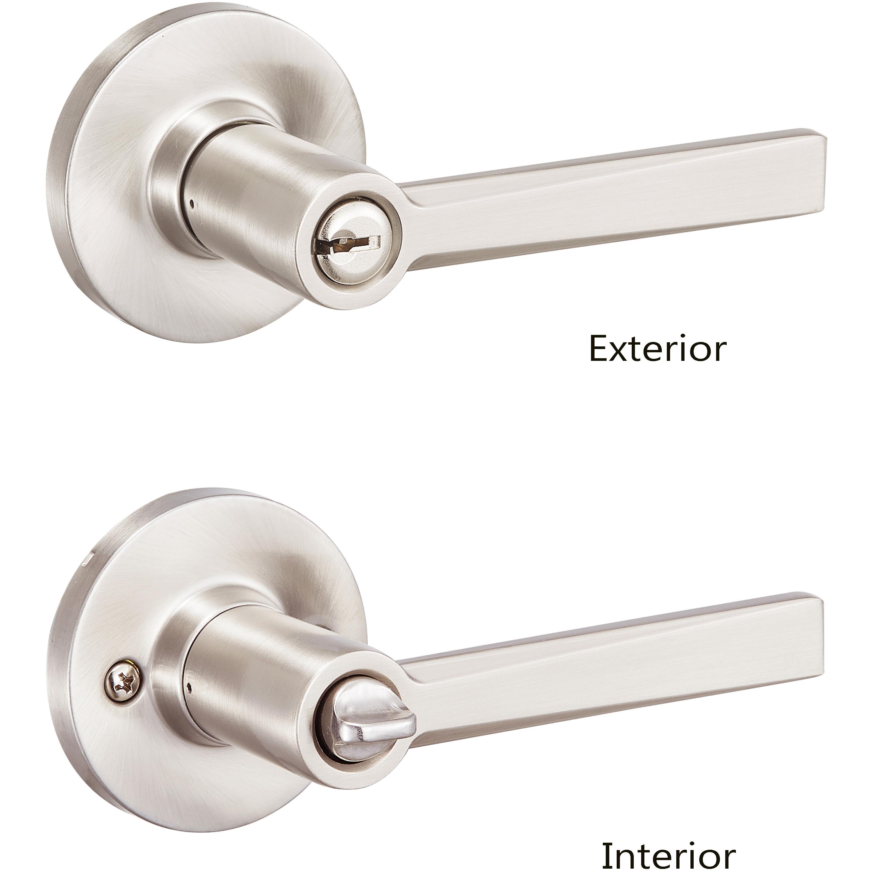 Safe Lock - Westley Lever - Satin Nickel