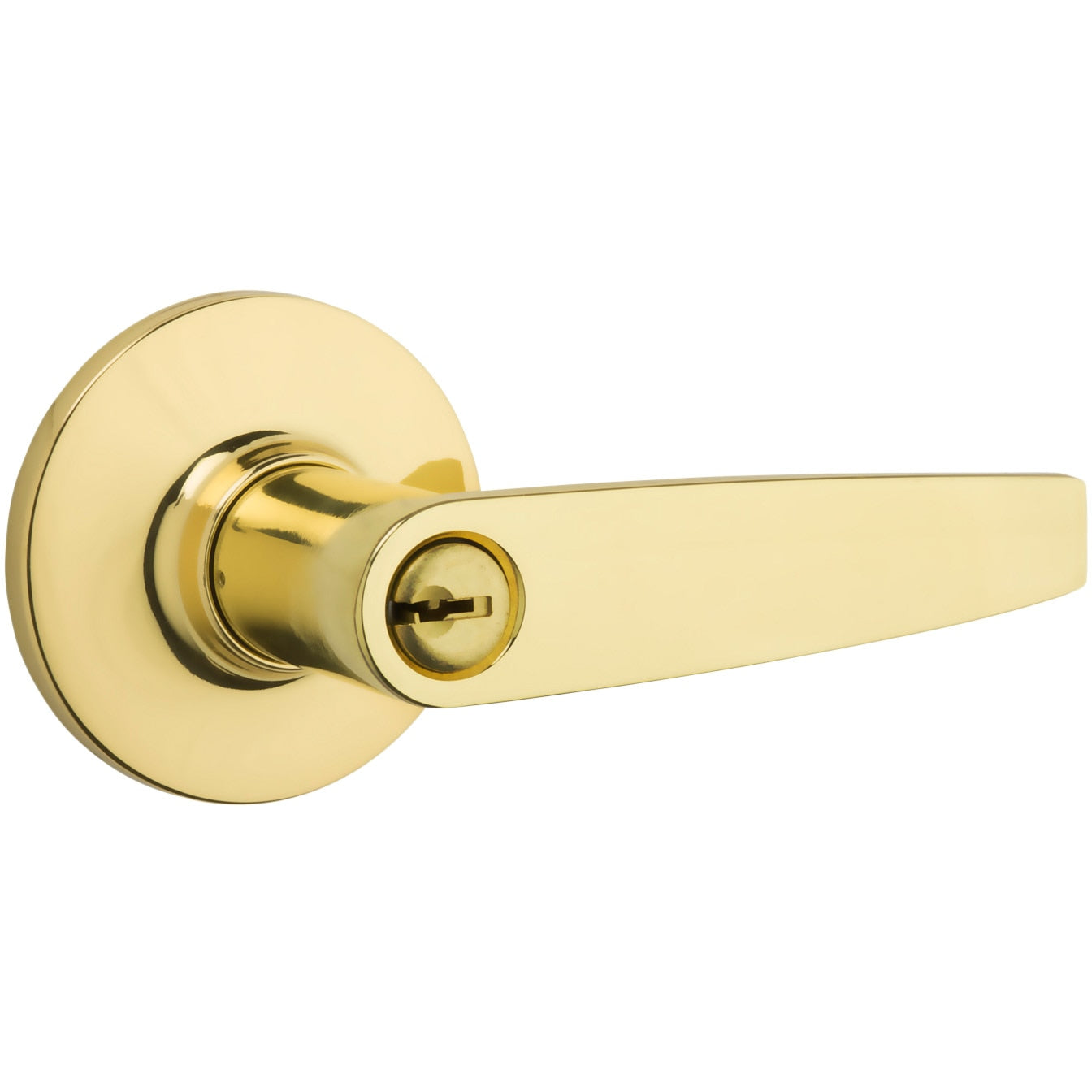 Safe Lock - Winston Lever - Polished Brass
