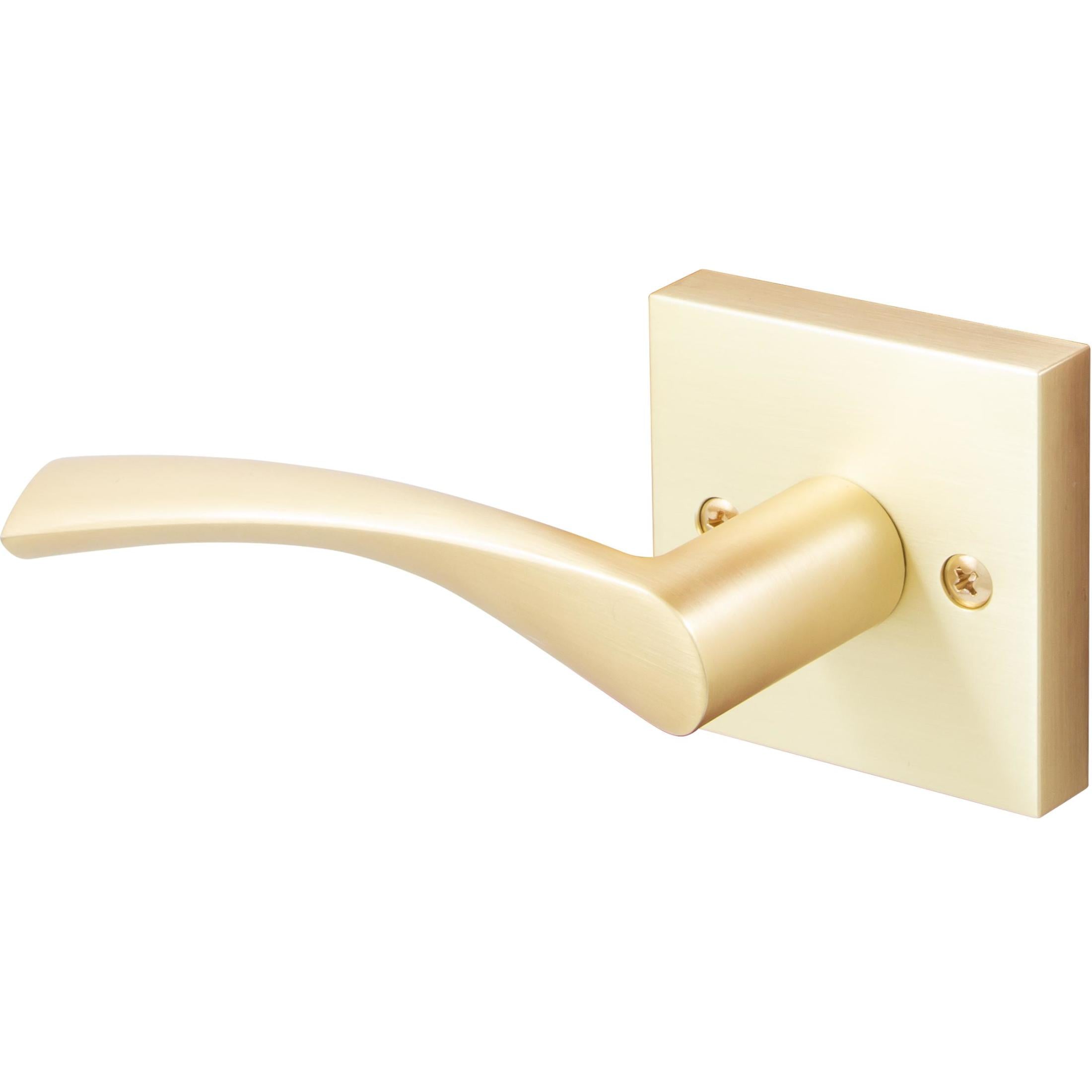 Turin Door Lever with Square Rosette Dummy (Non-Turning) Function