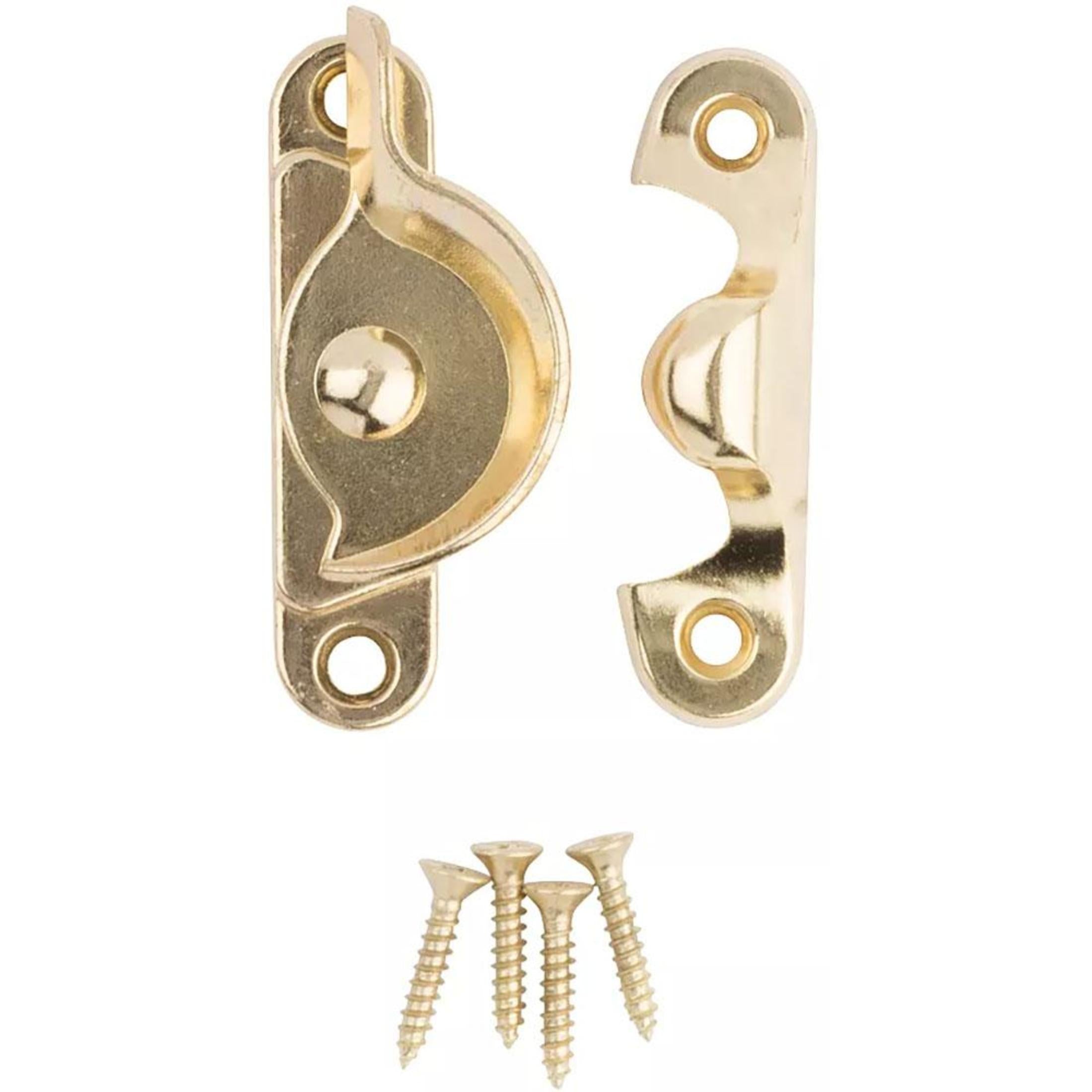 National Hardware - N148-684 V600 Sash Lock in Brass