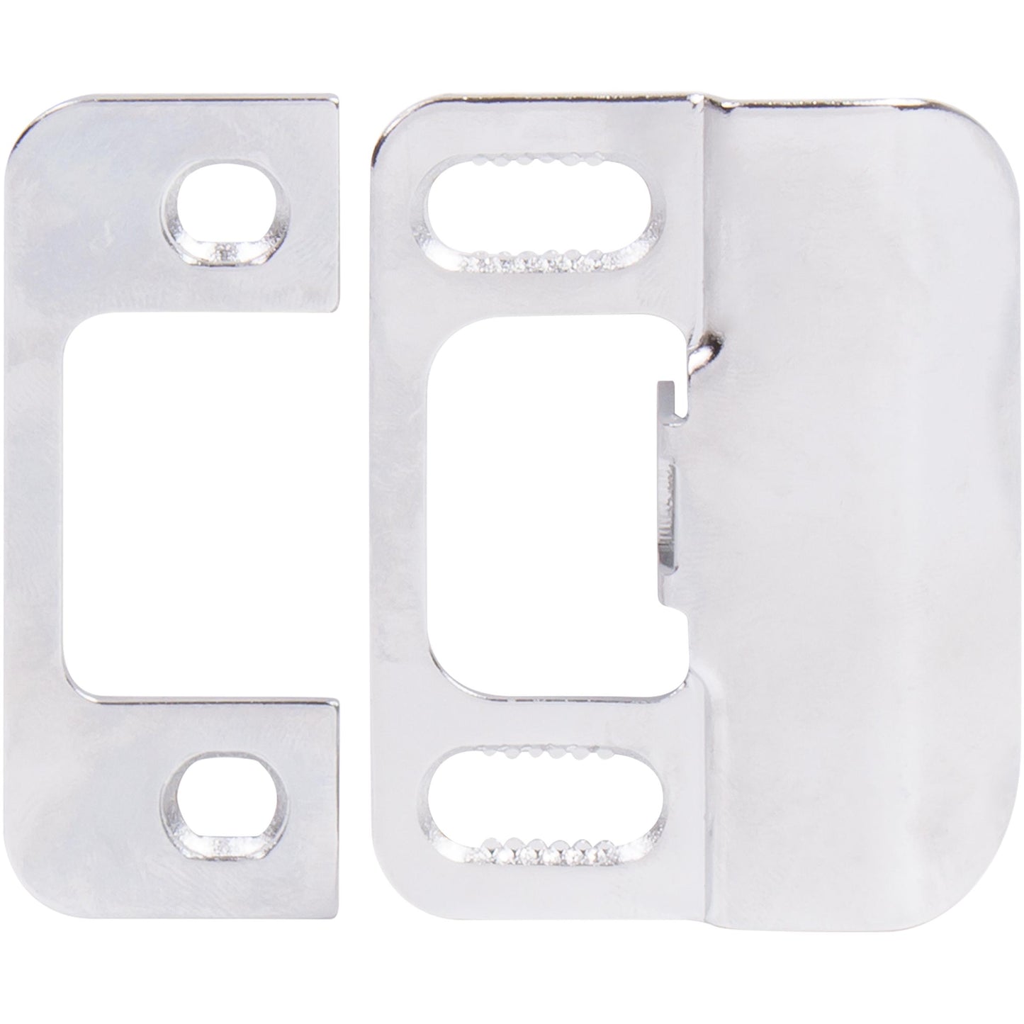 Stone Harbor Hardware Adjustable Strike Plate, Polished Chrome