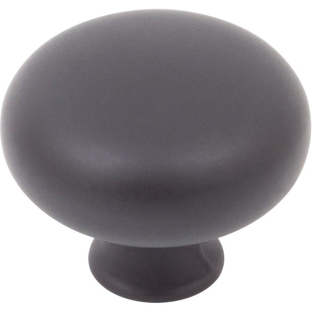 Stone Harbor Hardware Bi-Fold Closet Door Knob, 1-1/2 Inches, Matte Black