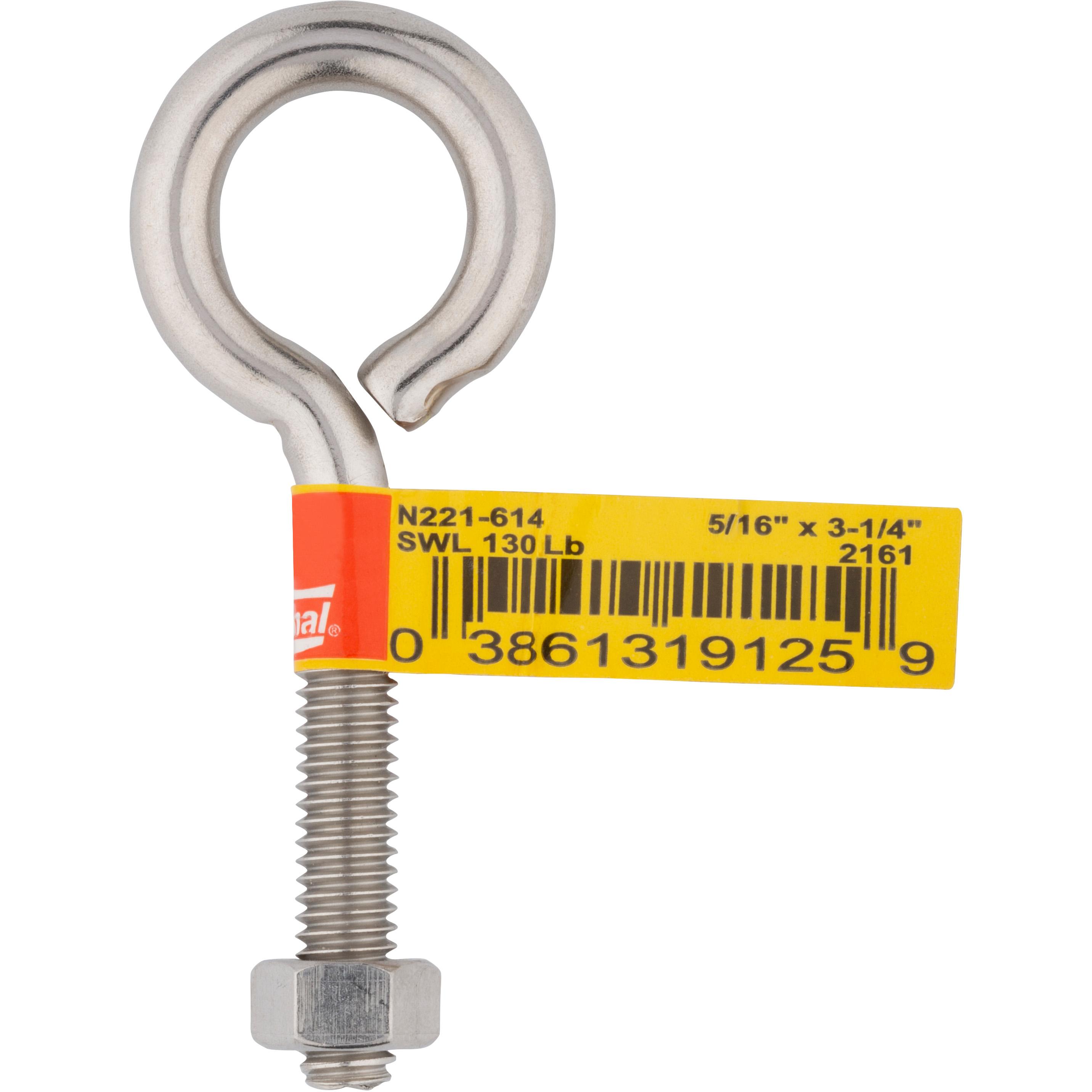 2161BC 5/16" x 3-1/4" Eye Bolt - Stainless Steel