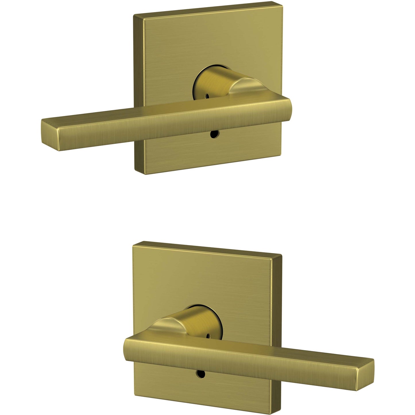 FC172LAT608COL Latitude / Collins Dummy 2/pk - Satin Brass