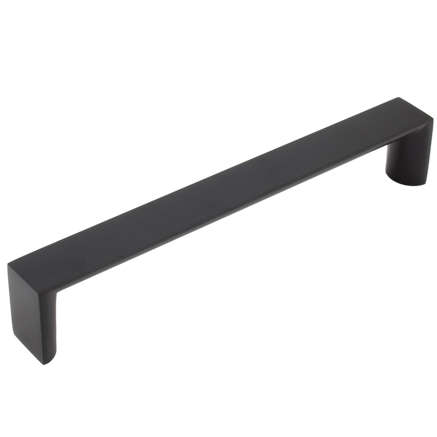 Stone Harbor Hardware Plateau Cabinet Pull, 160 Millimeters, Matte Black
