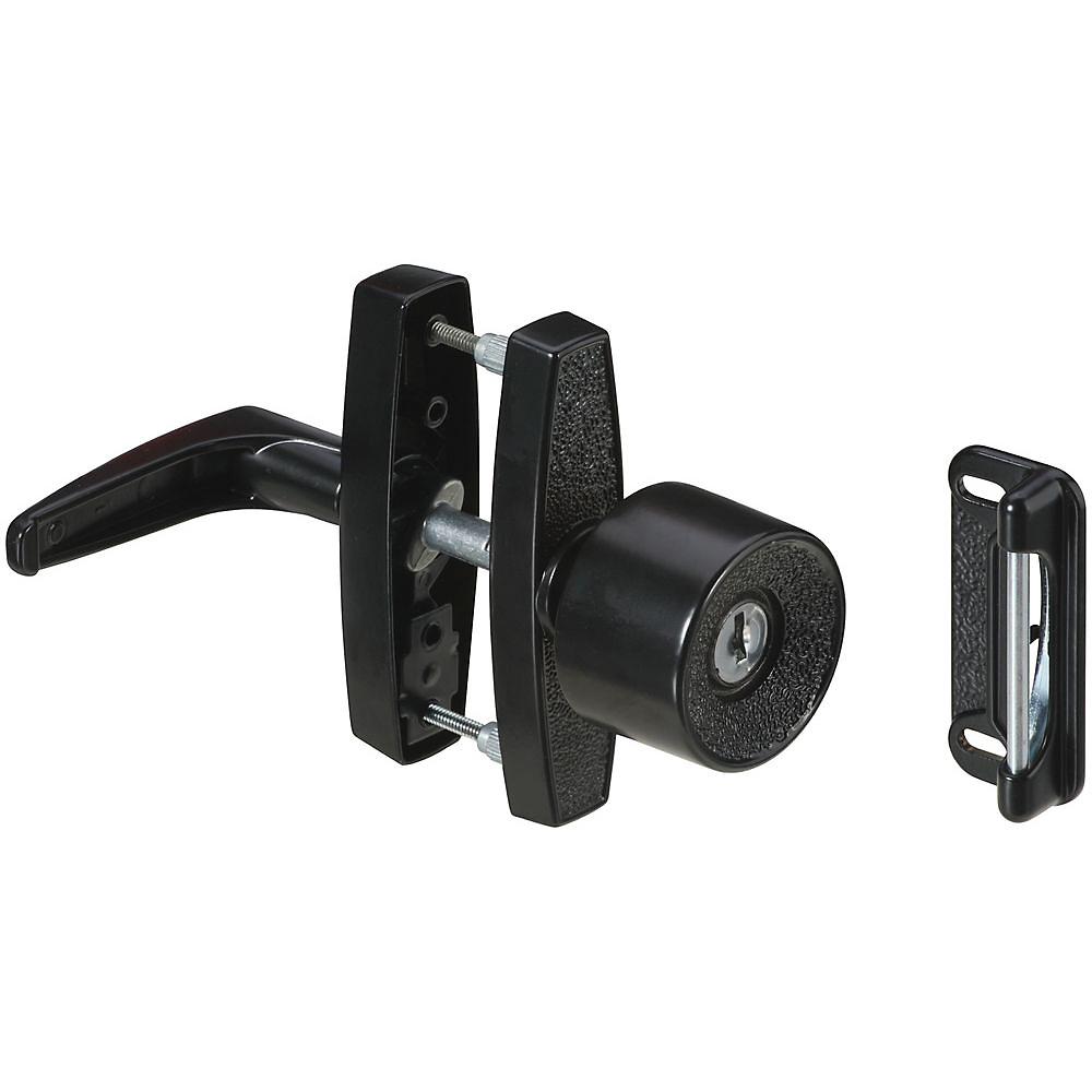 V1308 Universal Knob Latch with Key - Black