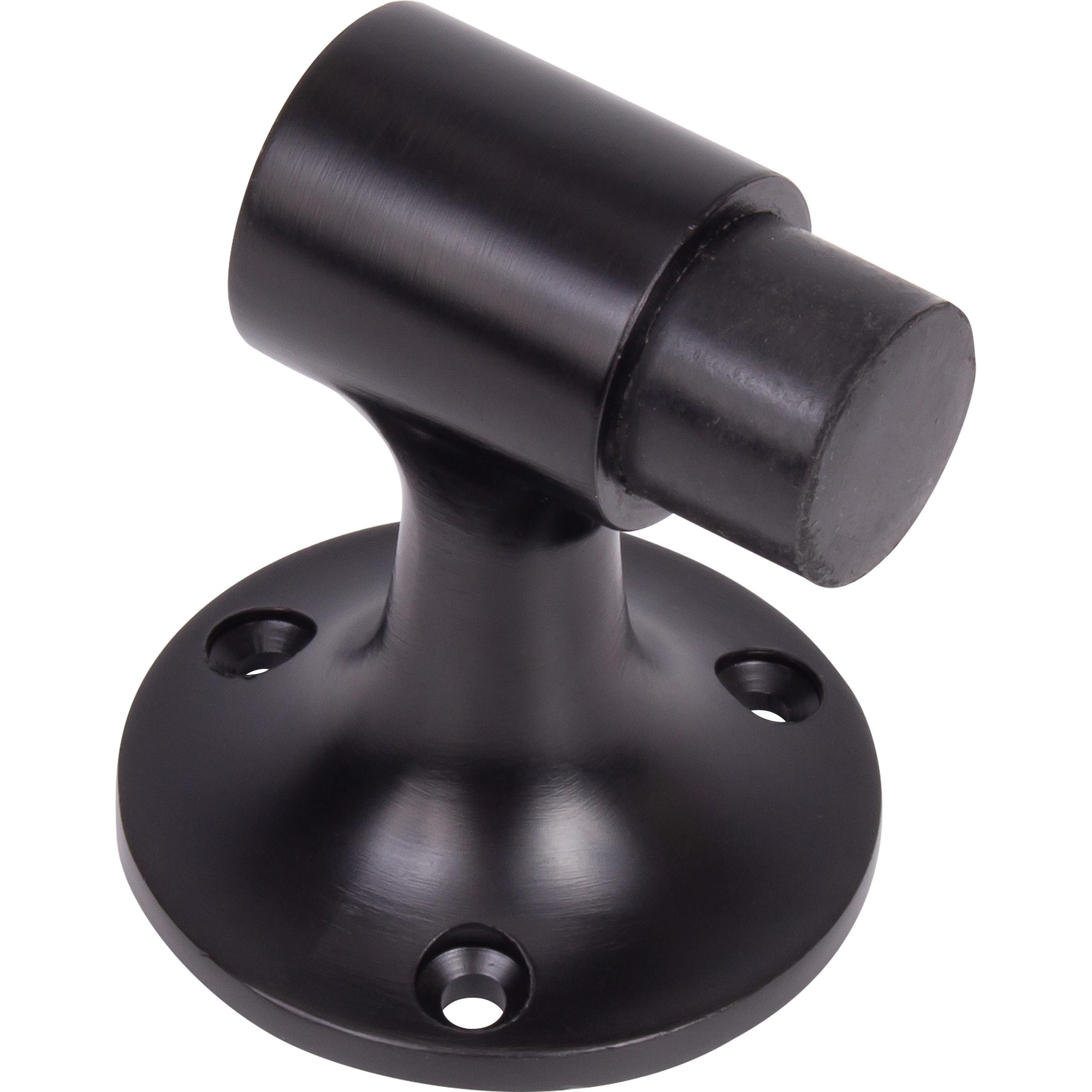 Stone Harbor Hardware Heavy Duty Floor Door Stop, 3 Inches, Matte Black