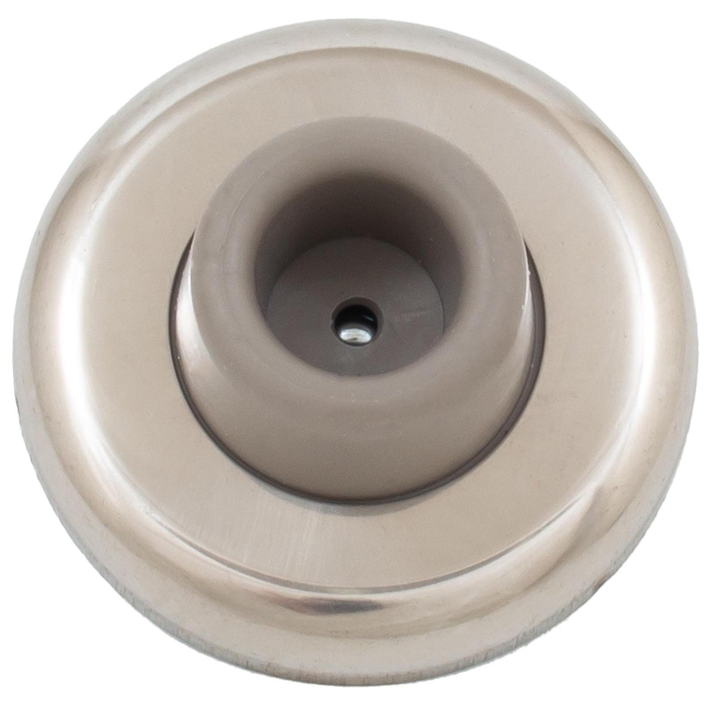 Stone Harbor Hardware Concave Wall Door Stop, 2-1/4 Inches, Polished Chrome