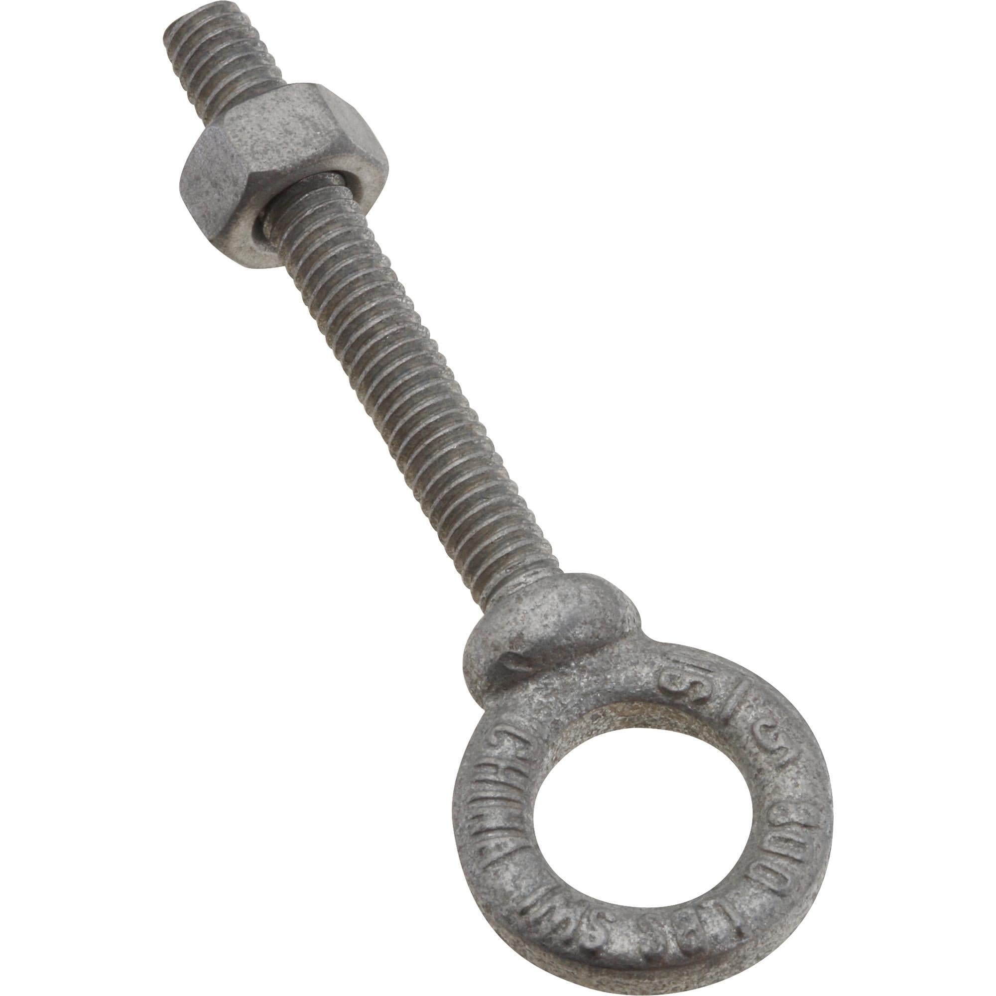 3260BC 5/16" x 2-1/4" Forged Eye Bolt with Shoulder - Galvanized