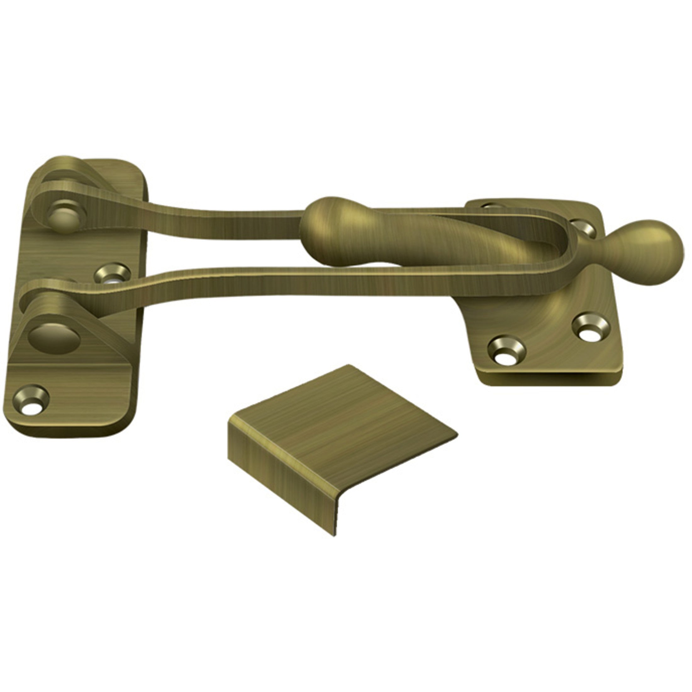 Deltana DG525U5 Solid Brass 5-Inch Door Guard