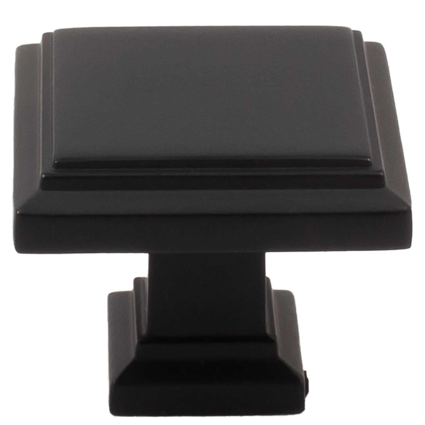 Stone Harbor Hardware Metropolis Cabinet Knob, Matte Black