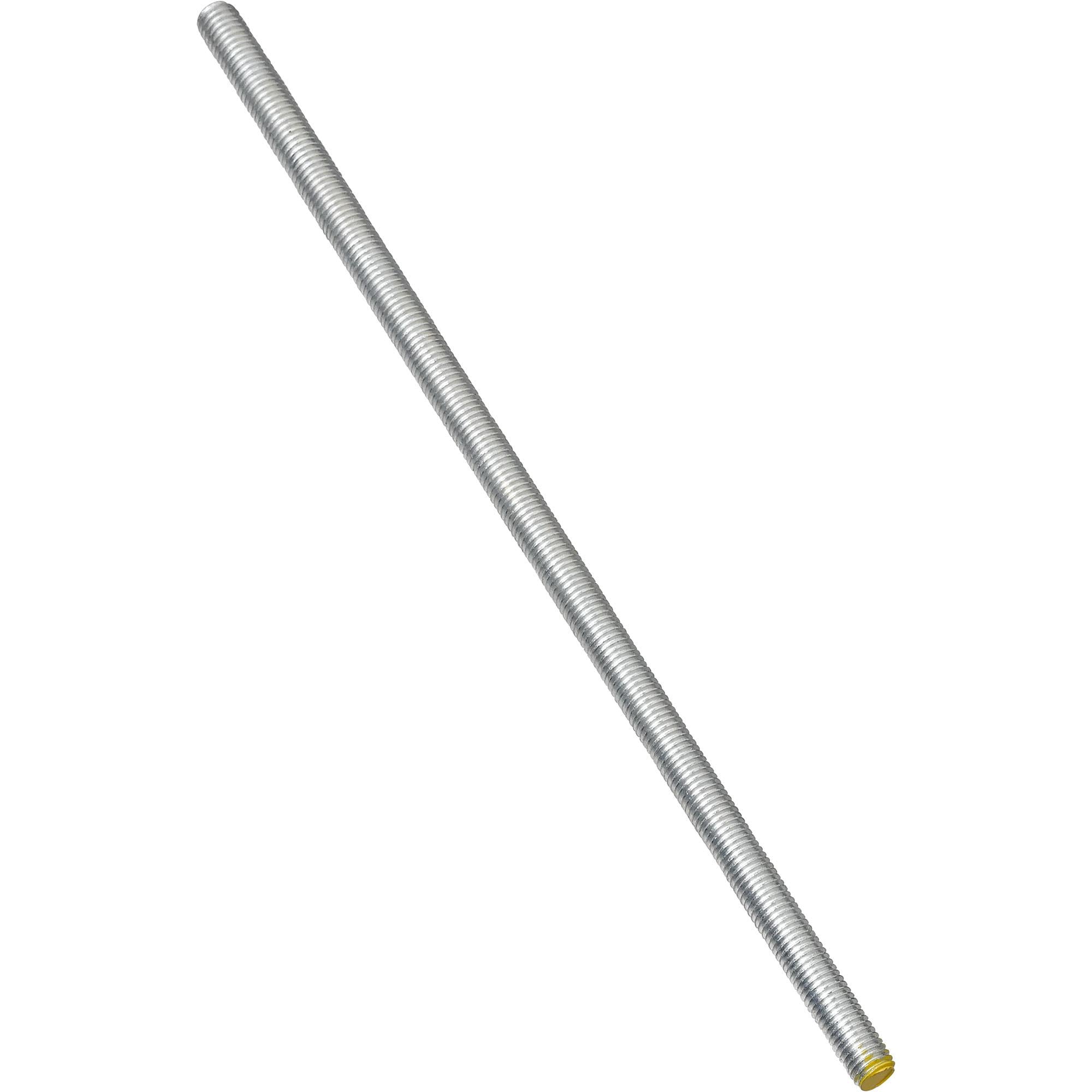 4000BC 3/8" -16 x 24" Steel Threaded Rod - Zinc Plated
