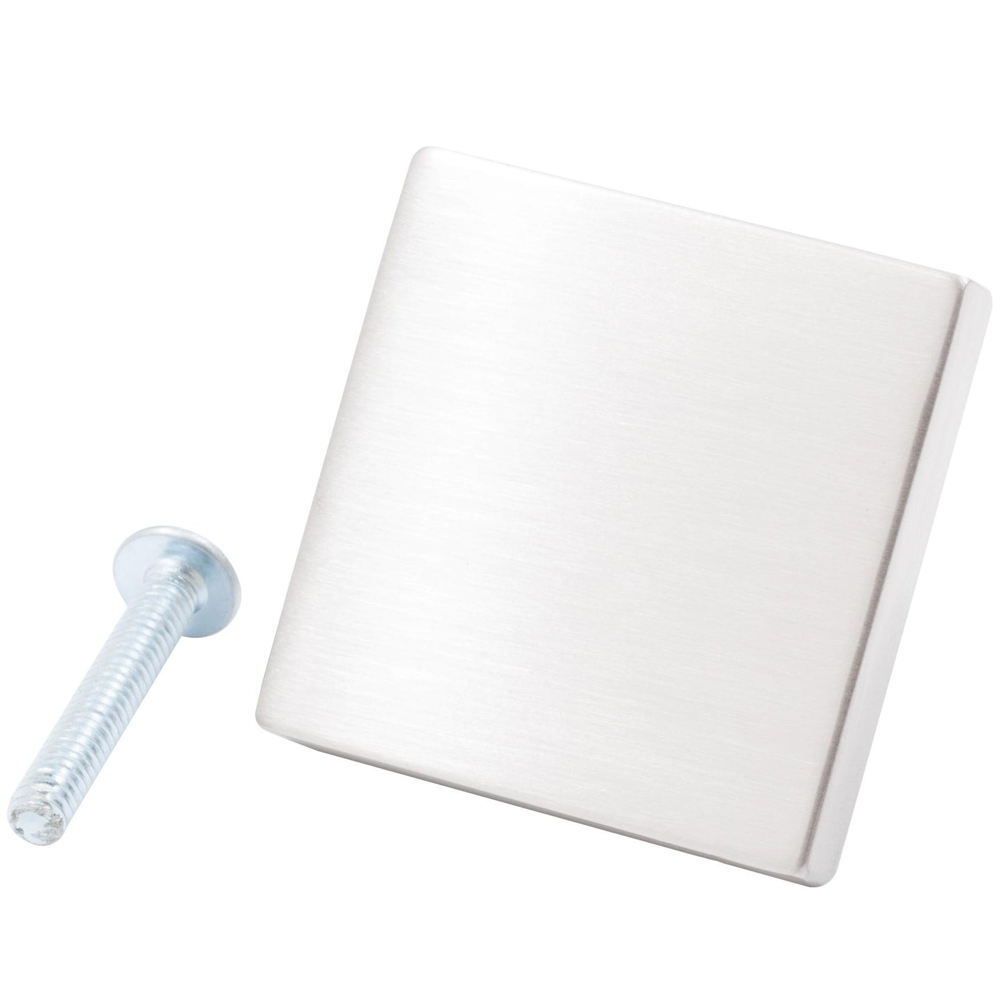 Stone Harbor Hardware Contemporary Square Cabinet Knob, 1-1/2 Inches, Zinc Base Material, Polished Chrome