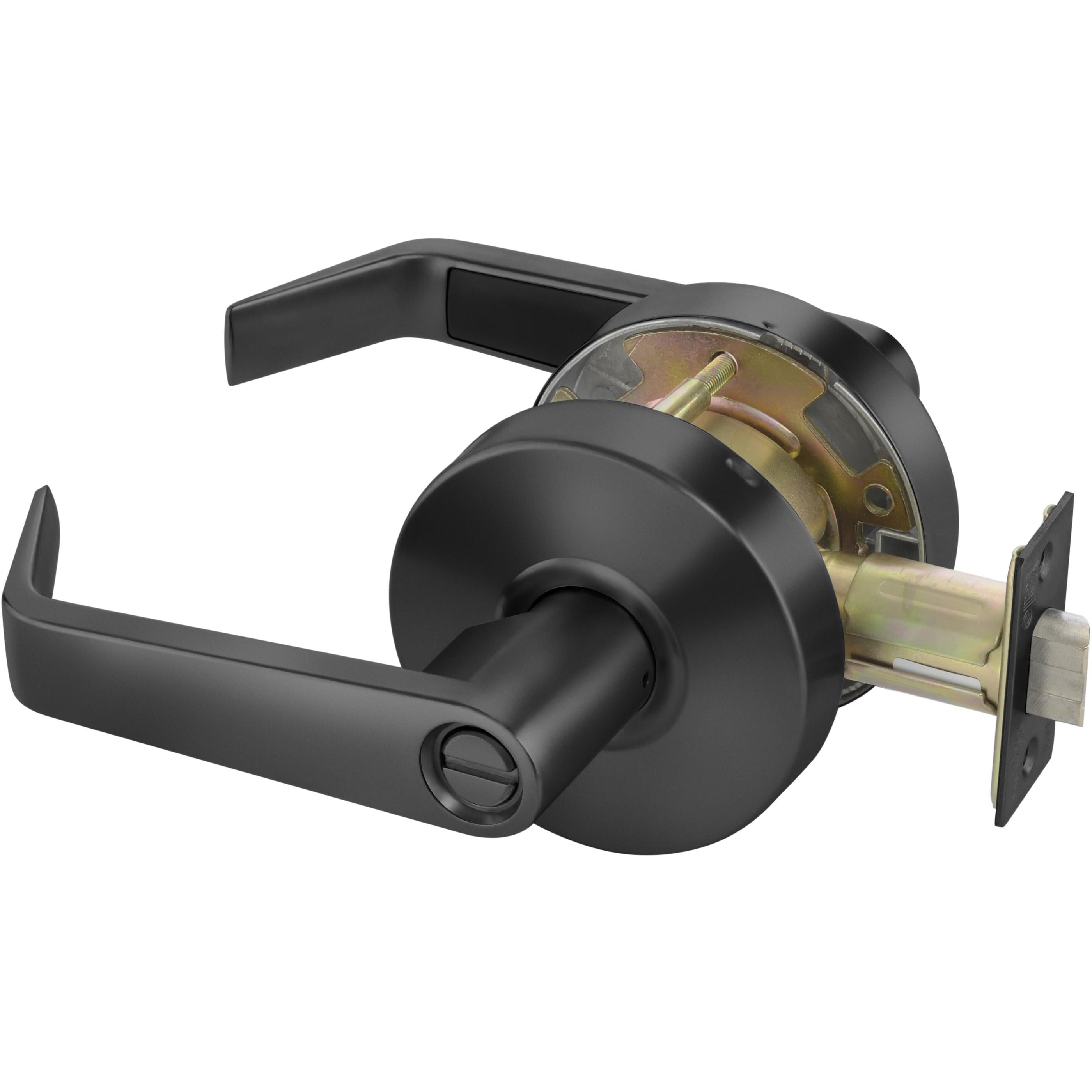 AU4602LN MCP234 497 BSP Augusta Grade 2 Cylindrical Privacy - Black Suede Powder Coat