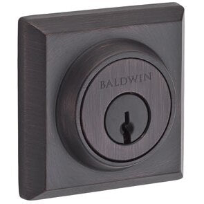 Traditional Square 1-Cyl Deadbolt - Venetian Bronze