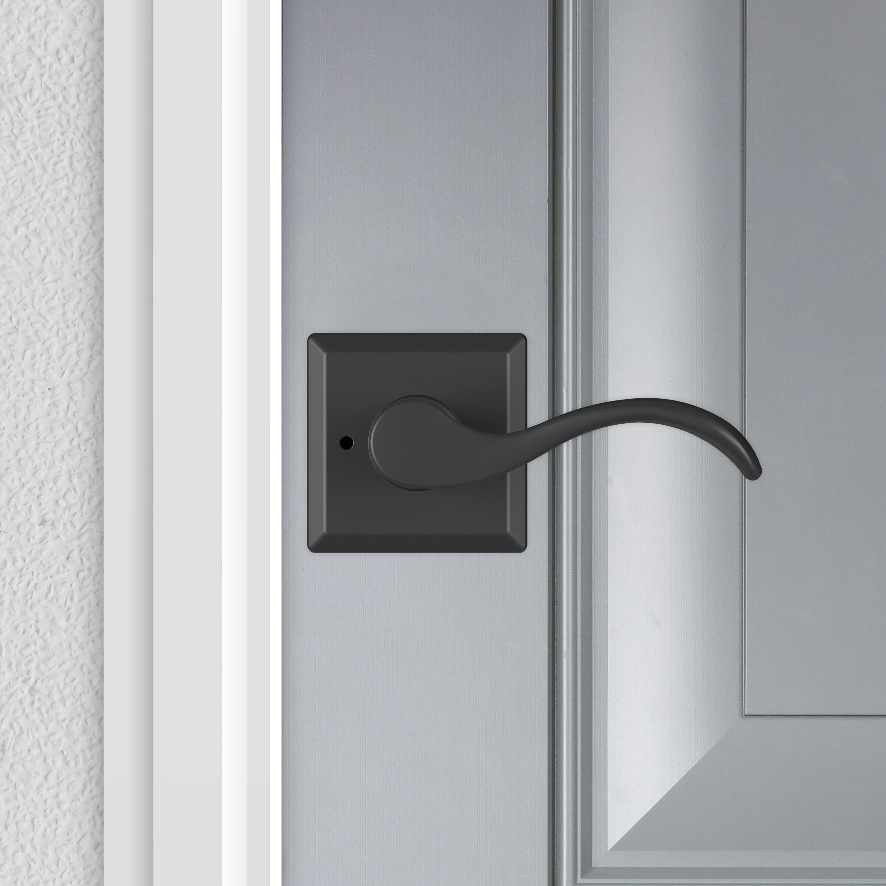 Curve / Square Privacy - Matte Black - Satin Black