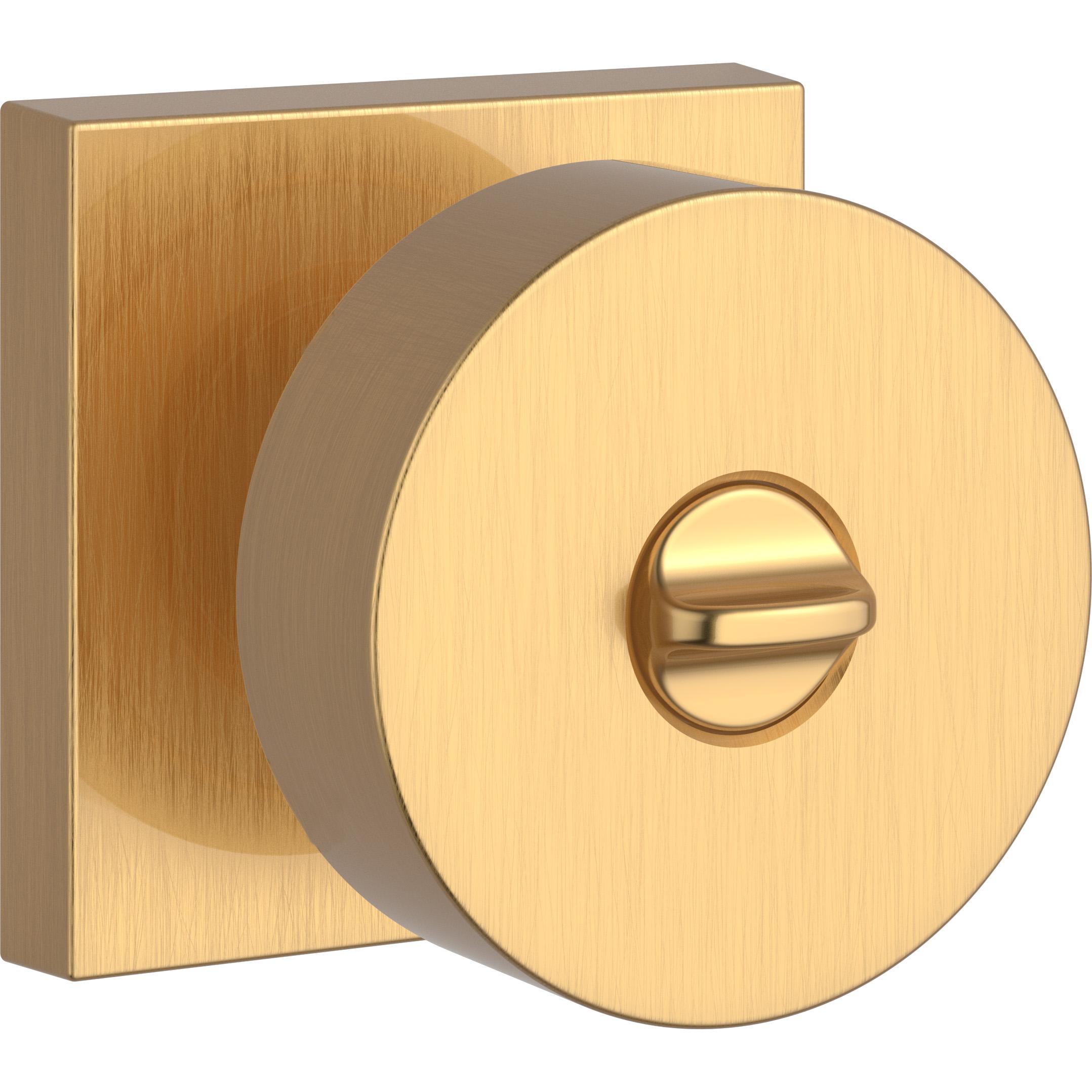 Contemporary / Square - Satin Brass
