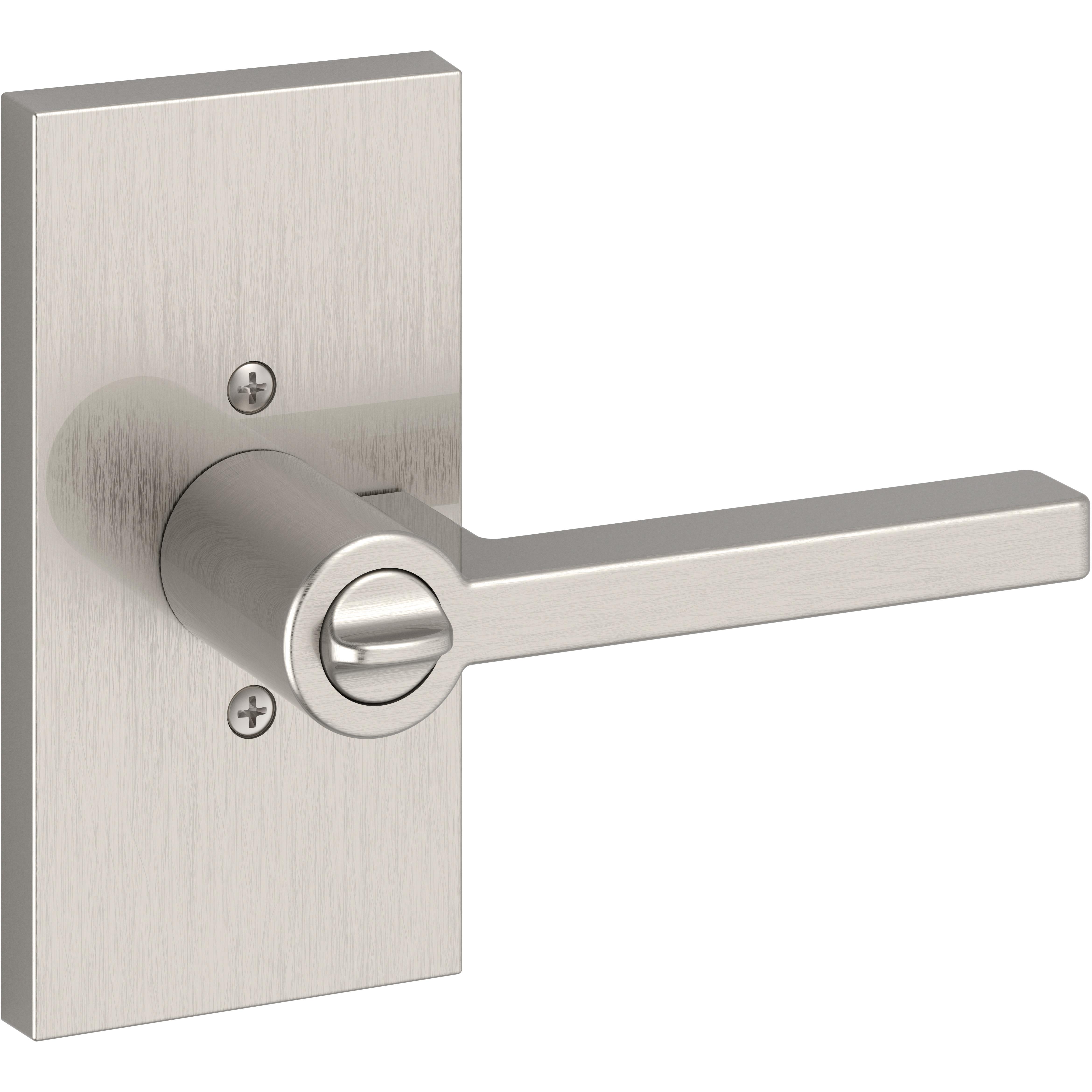 Square / Contemporary 5" Rose - Satin Nickel