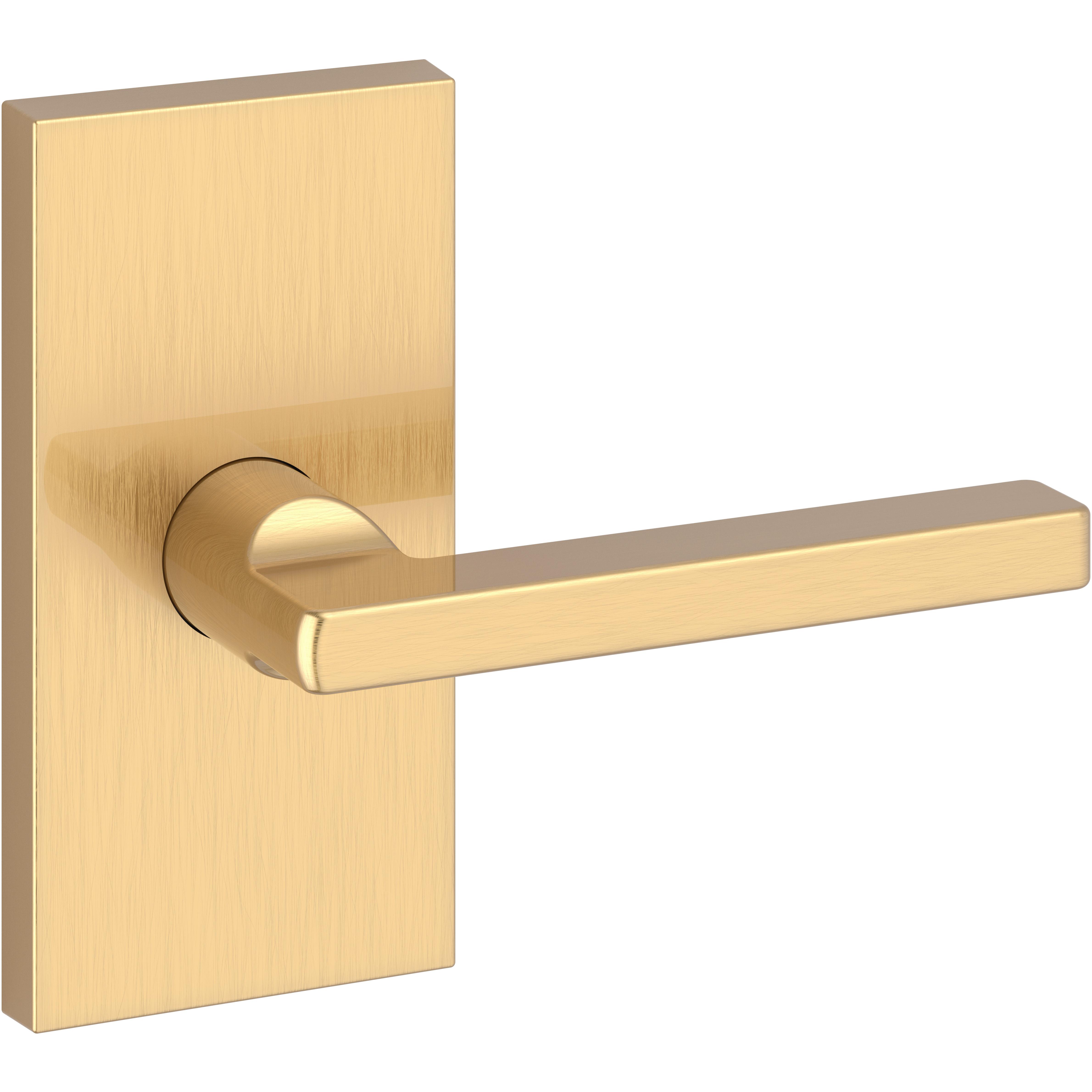 Square / Contemporary 5" Rose - Satin Brass