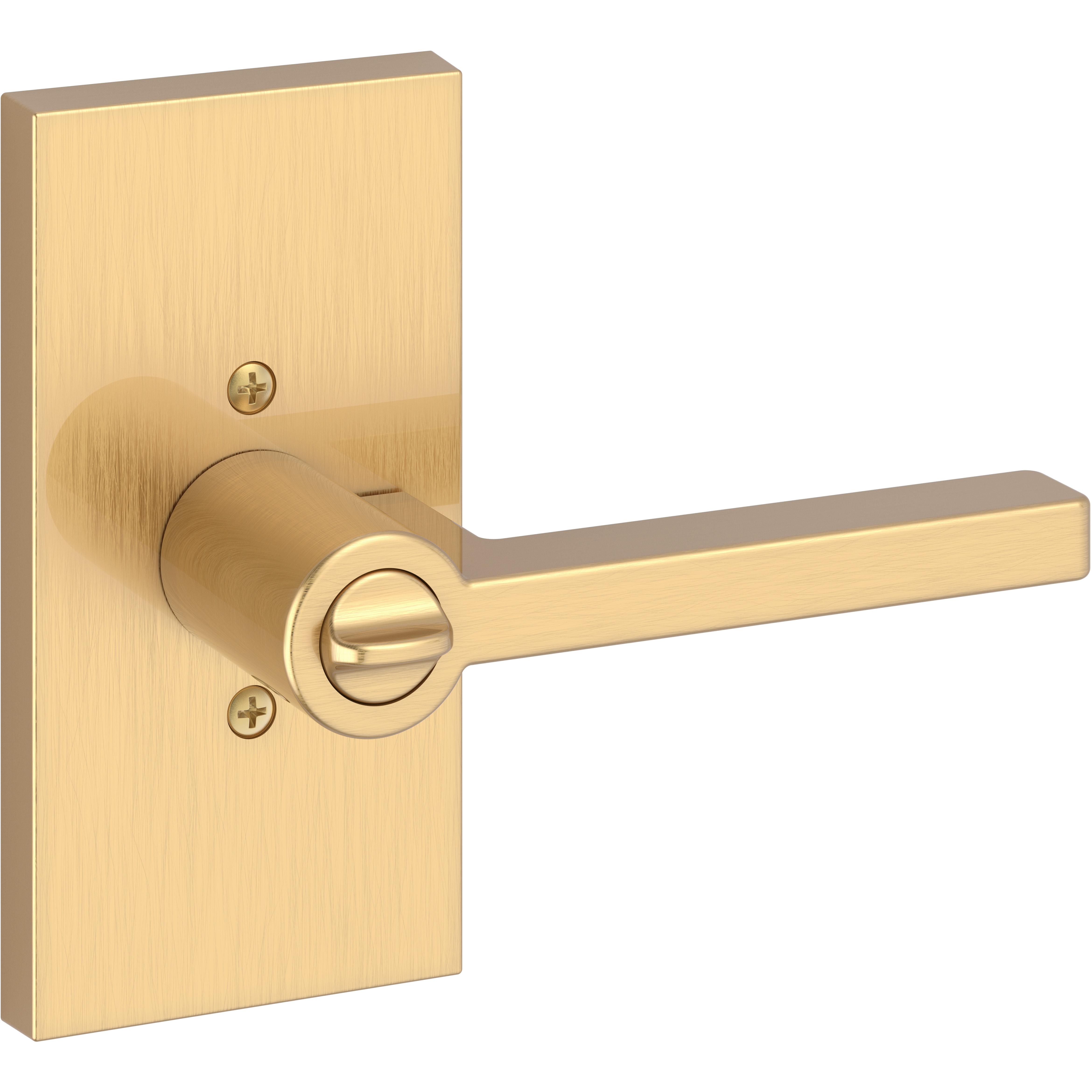 Square / Contemporary 5" Rose - Satin Brass