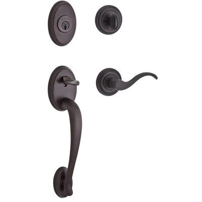 Columbus Handleset with Curve - Venetian Bronze