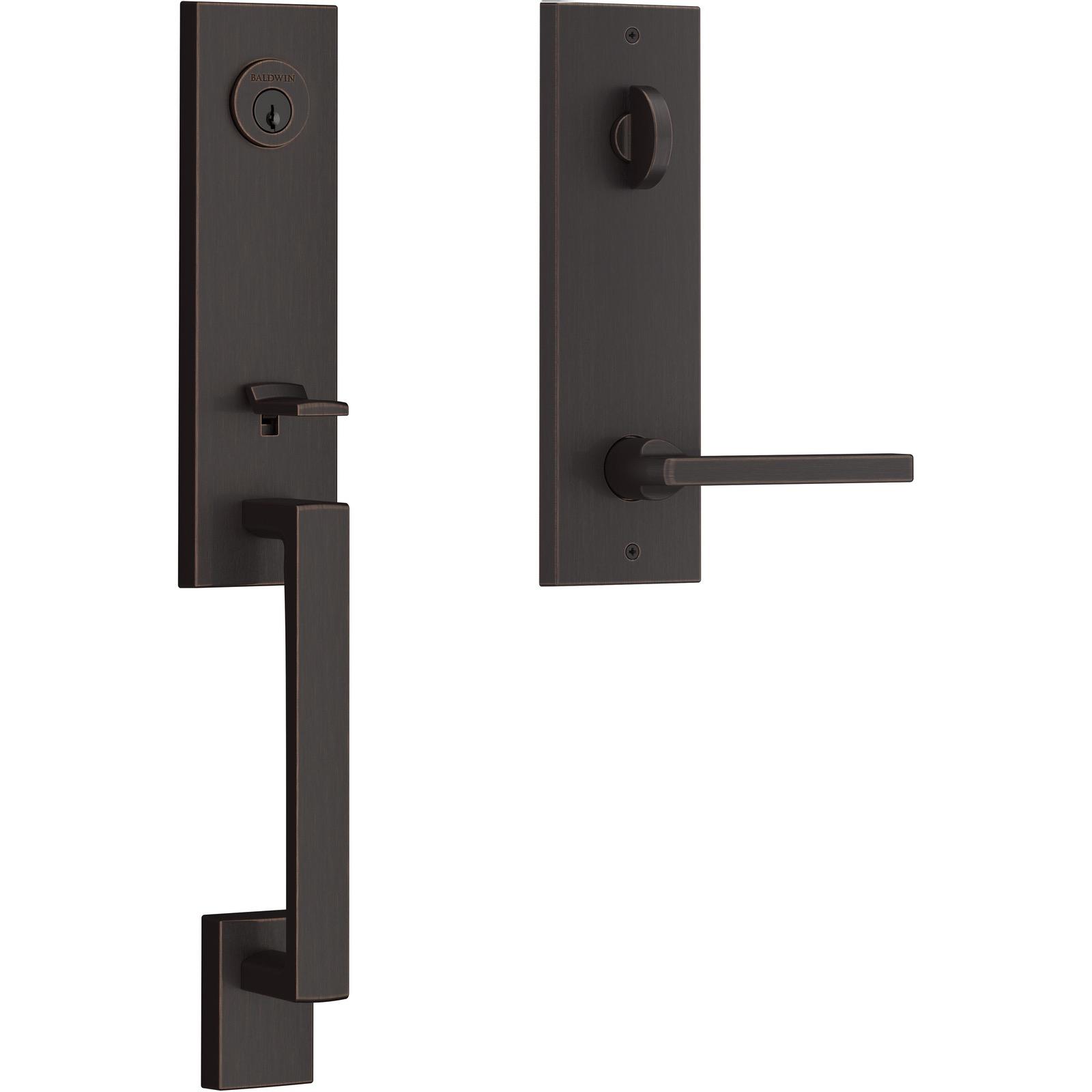 Seattle Emergency Egress Handleset with Square Lever - Venetian Bronze
